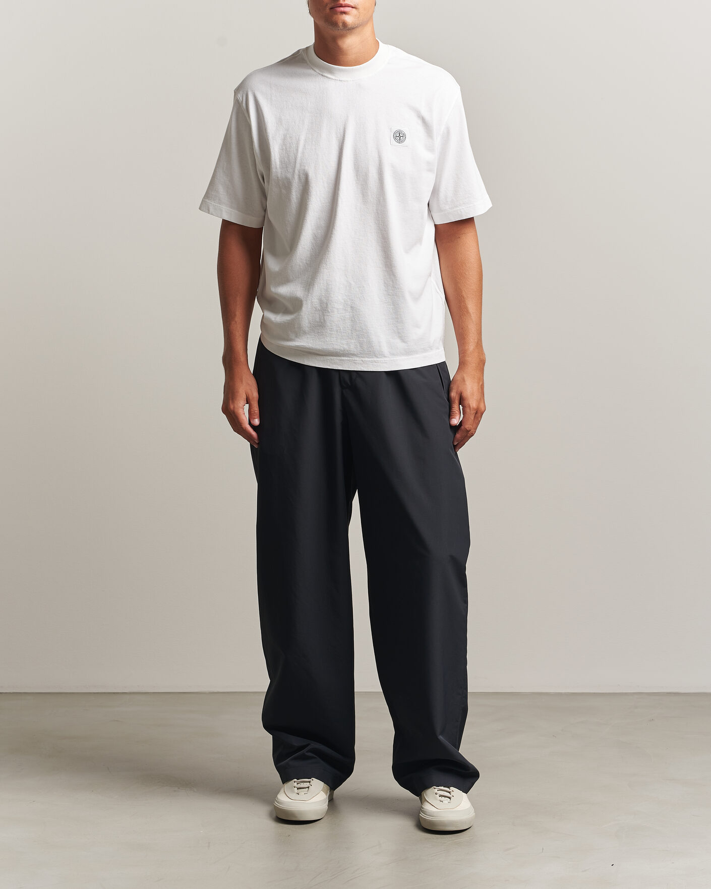 Hombres | Camisetas | Stone Island | Combed Organic Cotton T-Shirt White