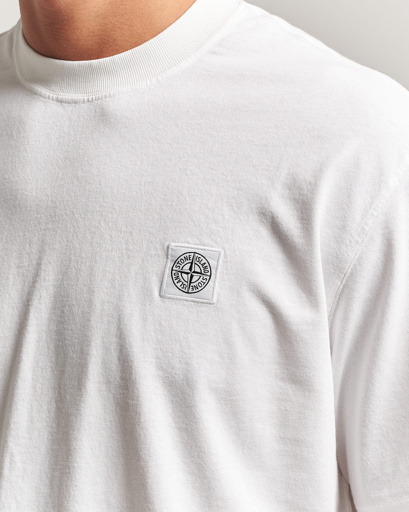 Hombres | Camisetas | Stone Island | Combed Organic Cotton T-Shirt White