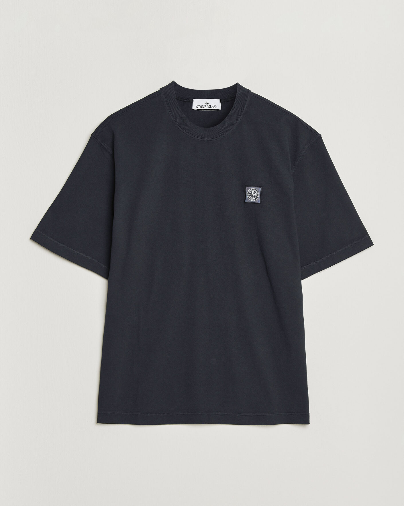 Hombres | Camisetas | Stone Island | Combed Organic Cotton T-Shirt Navy Blue