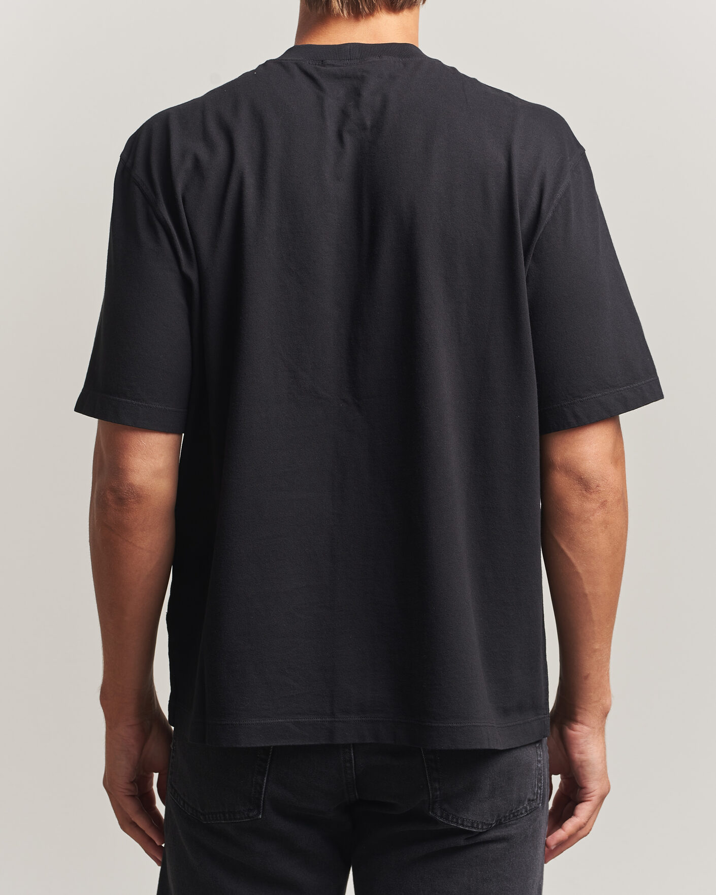 Hombres | Camisetas | Stone Island | Combed Organic Cotton T-Shirt Black