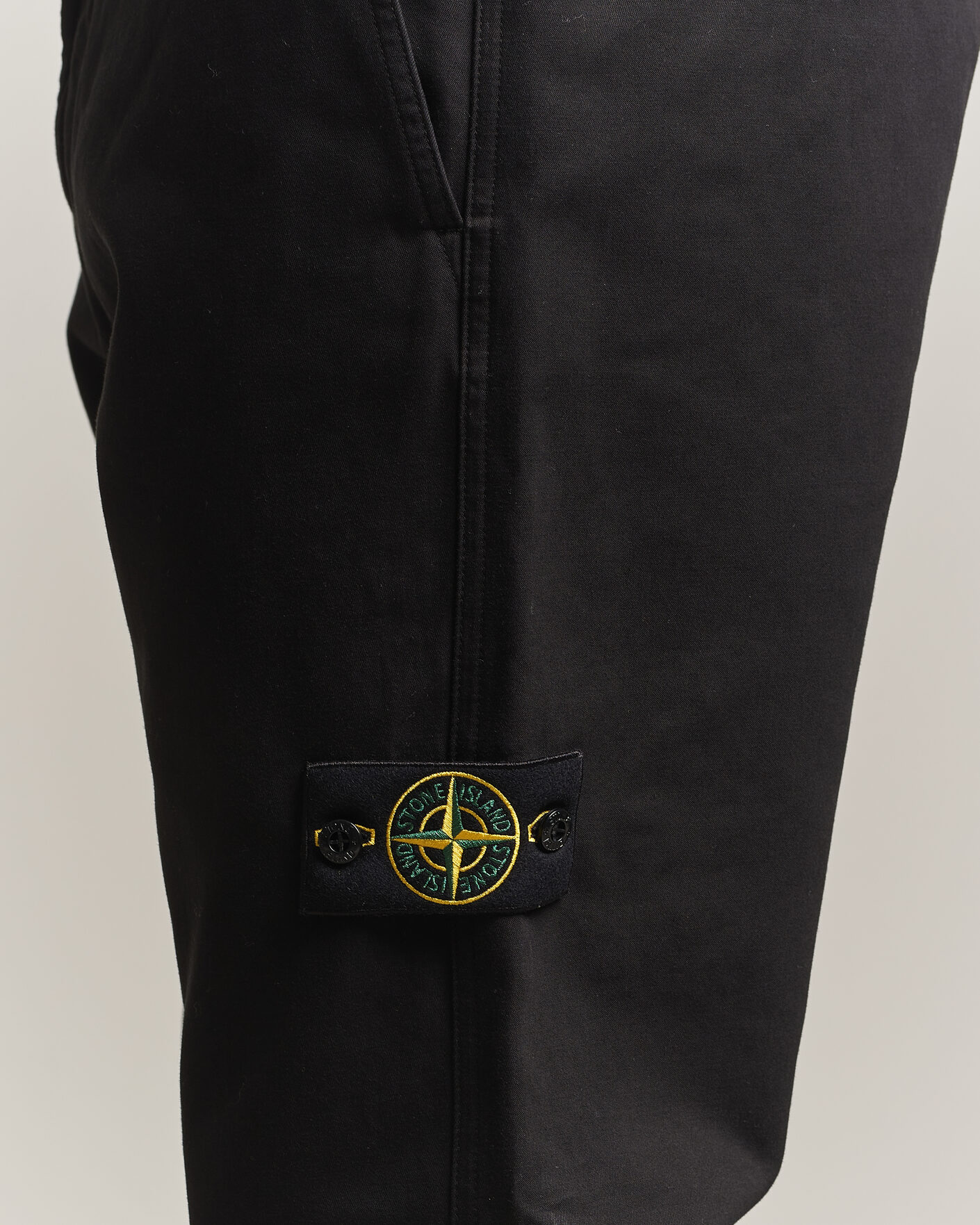 Hombres | Pantalones | Stone Island | Dense Cotton Twill Pants Black