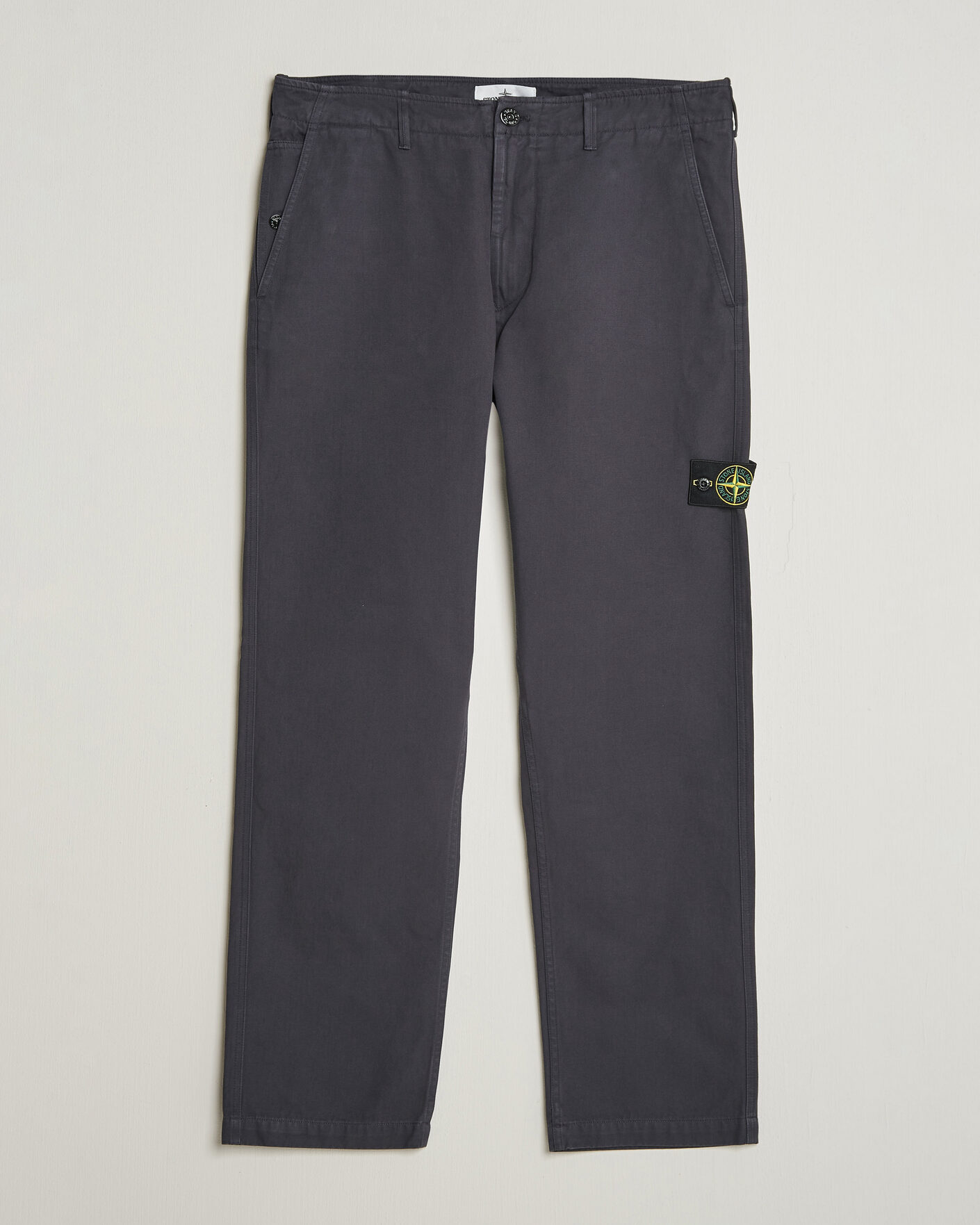 Hombres | Pantalones | Stone Island | Dense Cotton Twill Pants Blue Navy