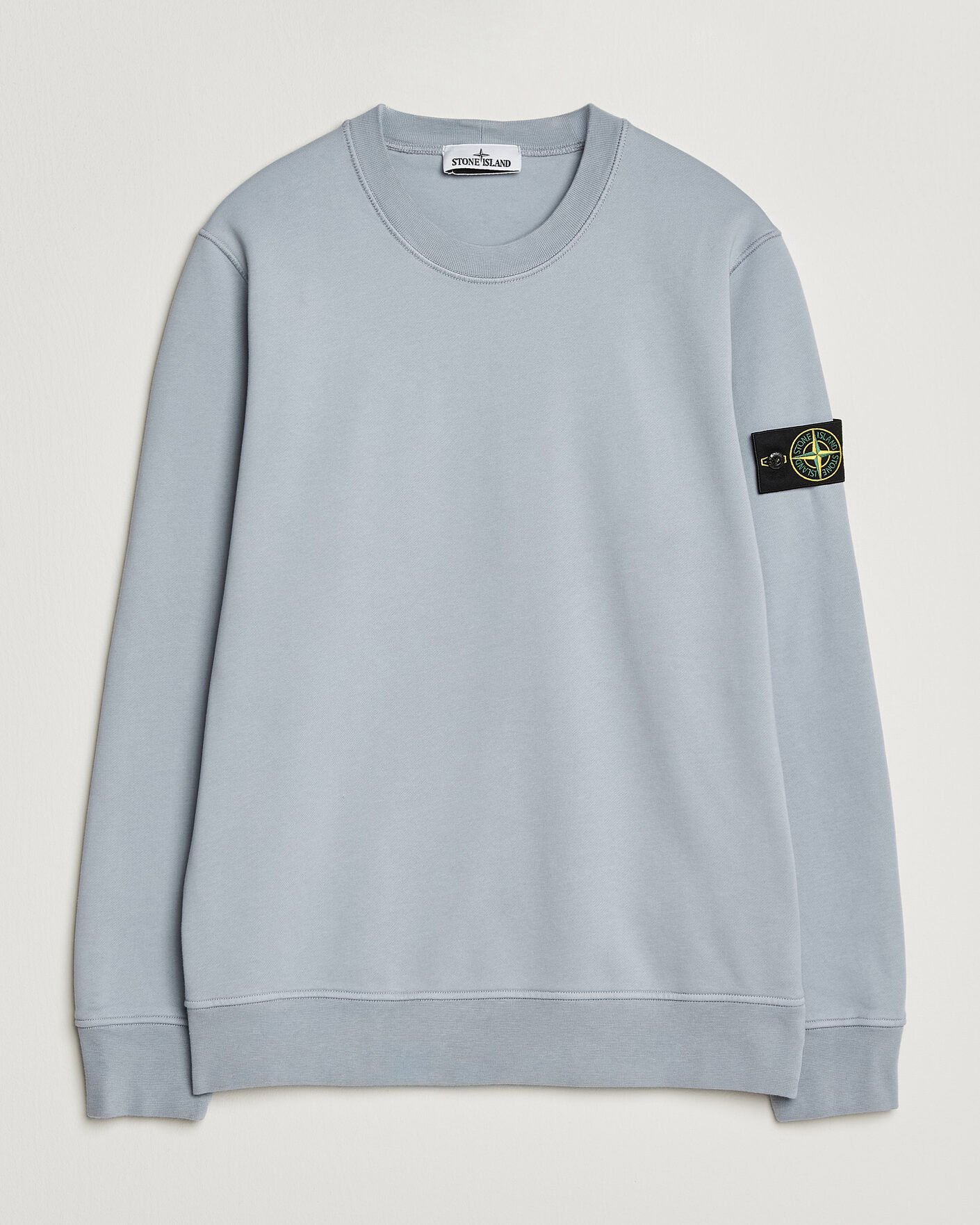 Hombres | Jerséis y prendas de punto | Stone Island | Garment Dyed Fleece Sweatshirt Ash Grey