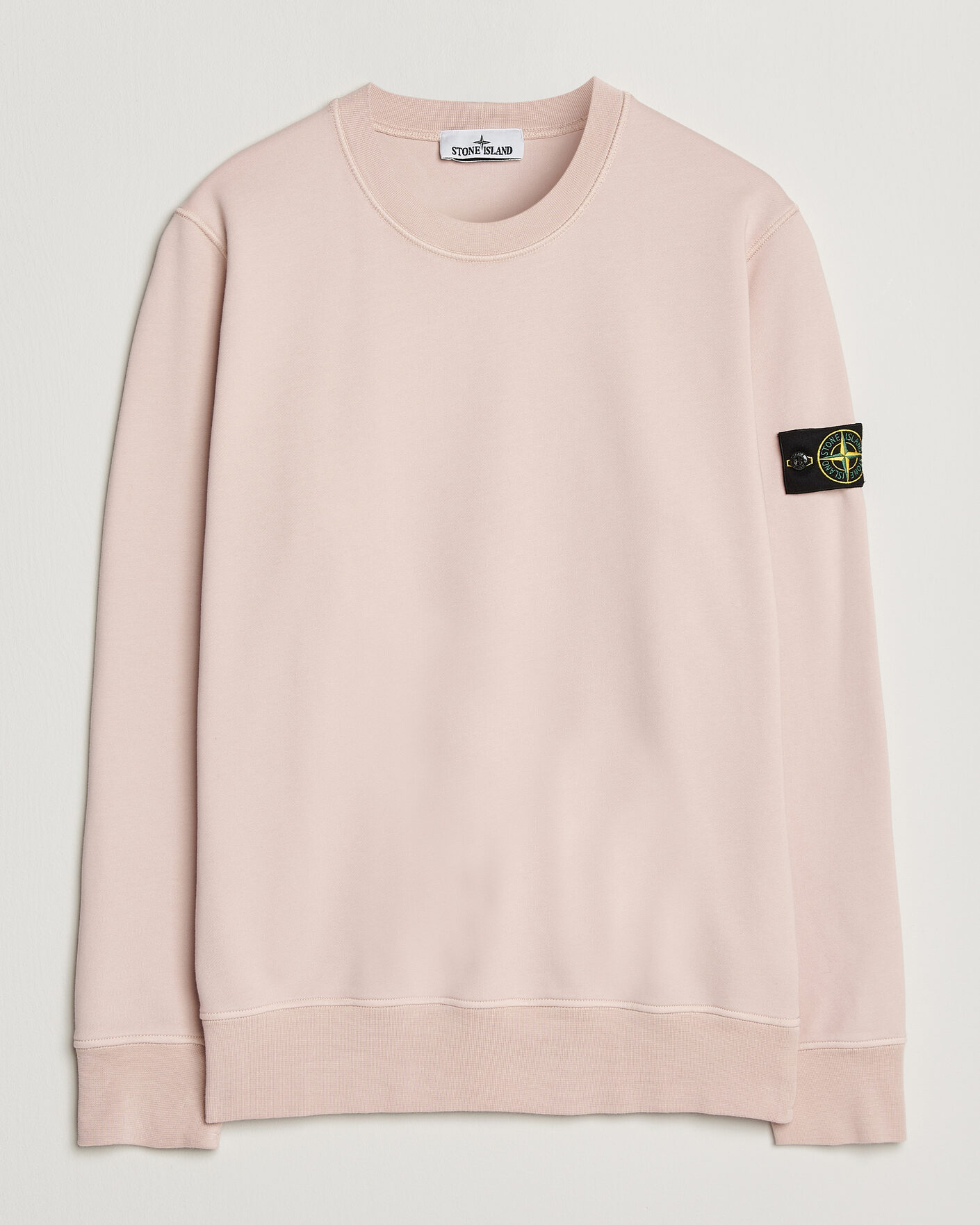 Hombres | Jerséis y prendas de punto | Stone Island | Garment Dyed Fleece Sweatshirt Antique Rose