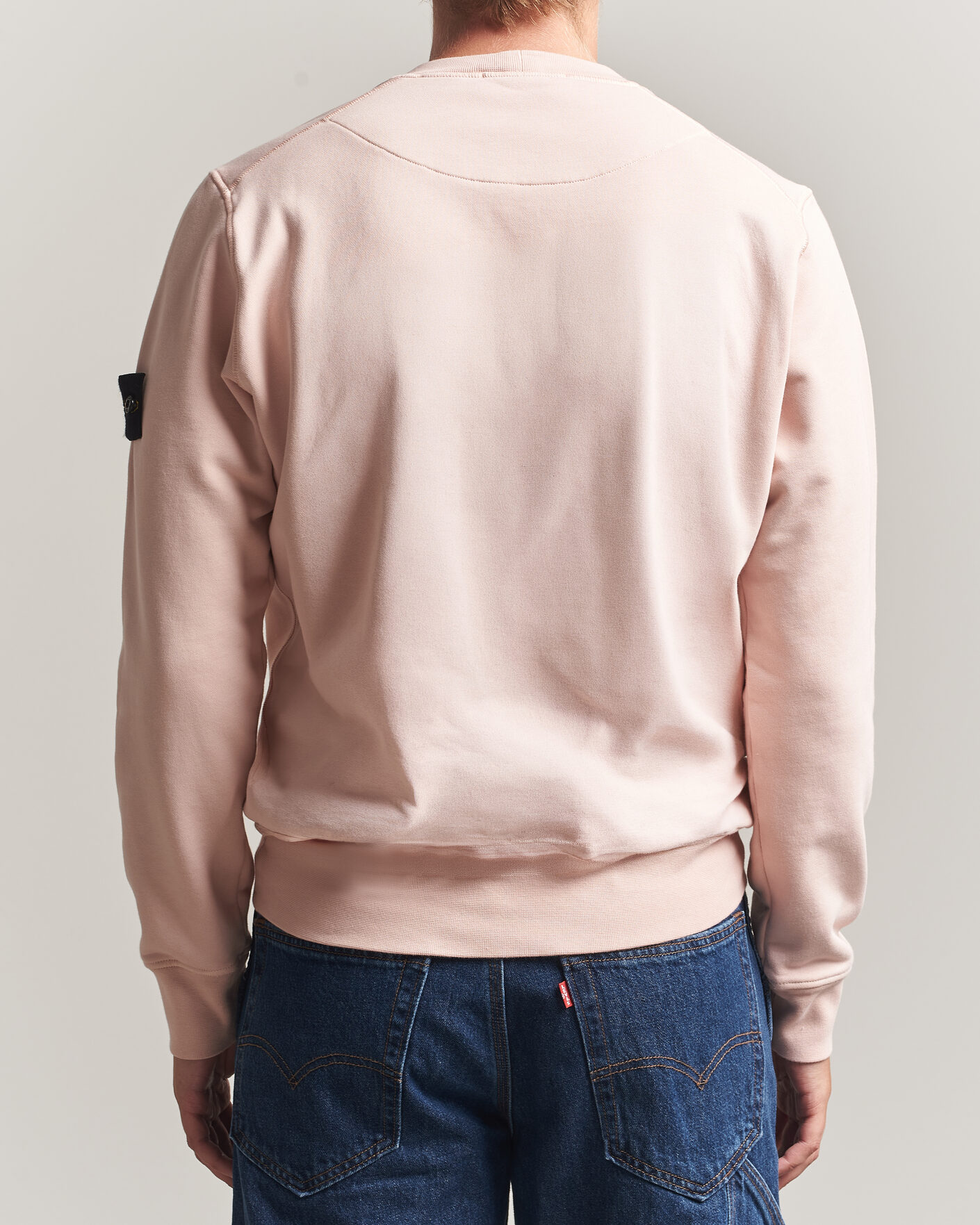 Hombres | Jerséis y prendas de punto | Stone Island | Garment Dyed Fleece Sweatshirt Antique Rose