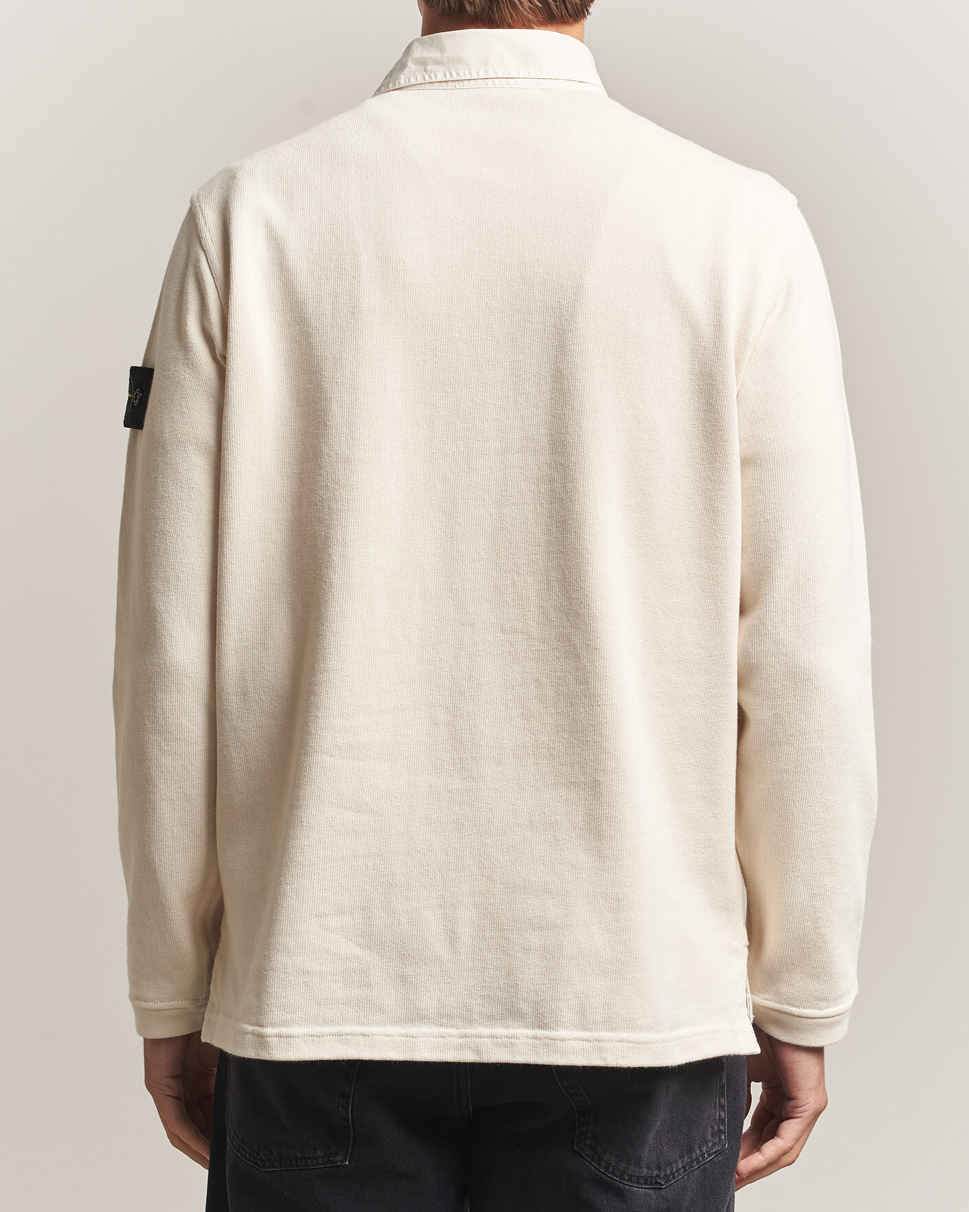 Hombres | Jerséis y prendas de punto | Stone Island | Heavy Cotton Jersey Polo Ivory