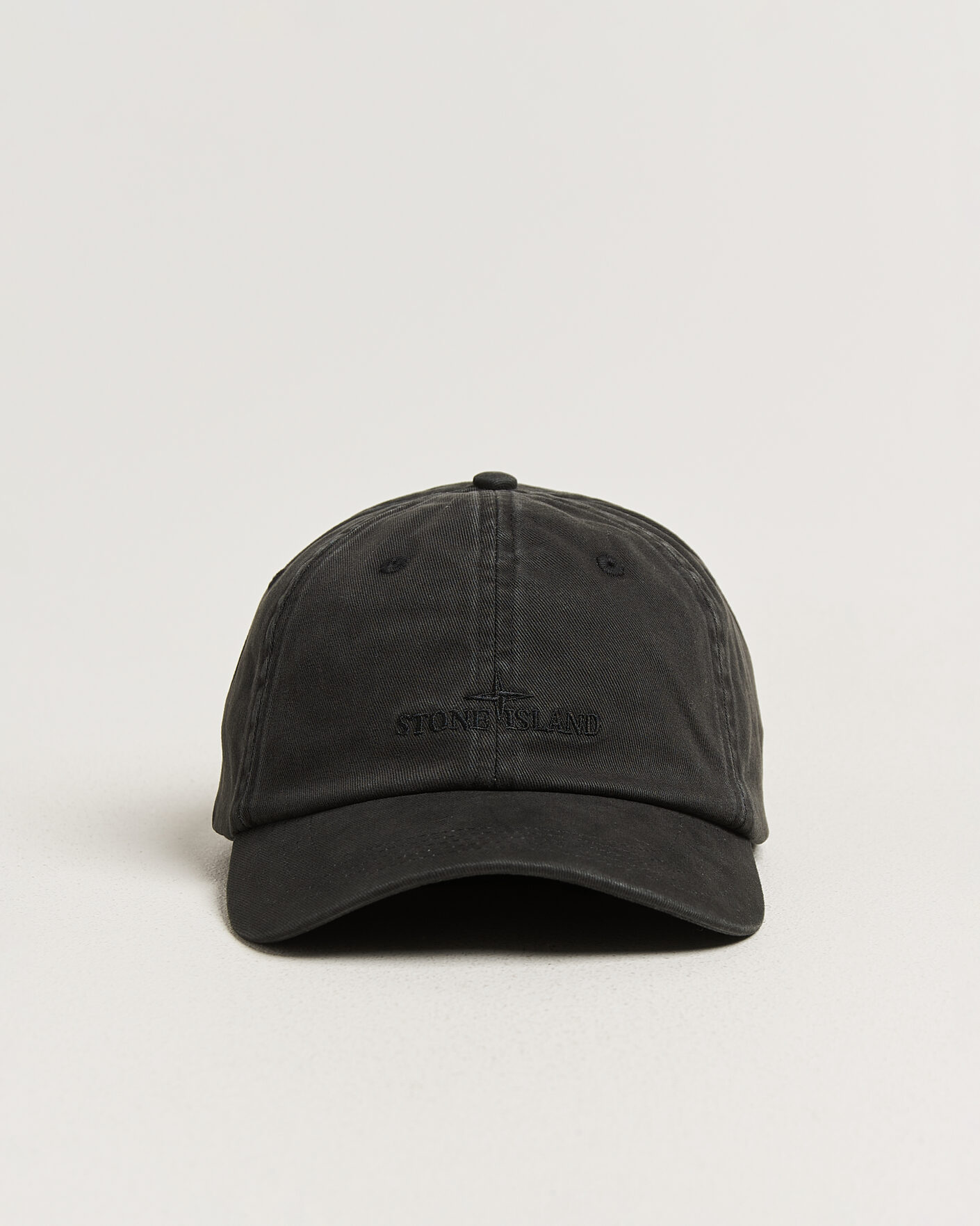Hombres | Sombreros y gorras | Stone Island | Brushed Cotton Gabardine Cap Black