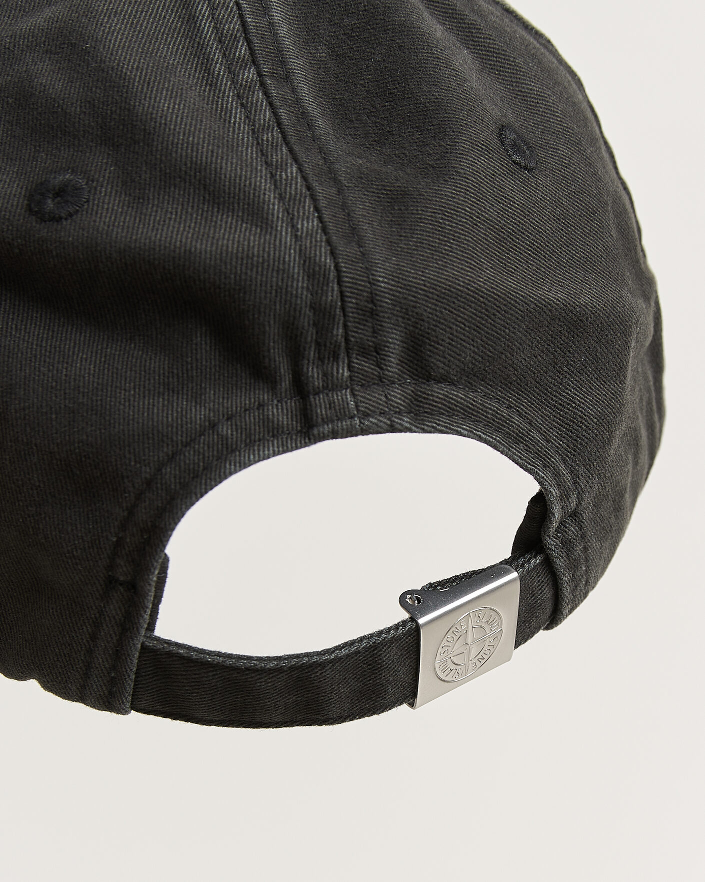 Hombres | Sombreros y gorras | Stone Island | Brushed Cotton Gabardine Cap Black