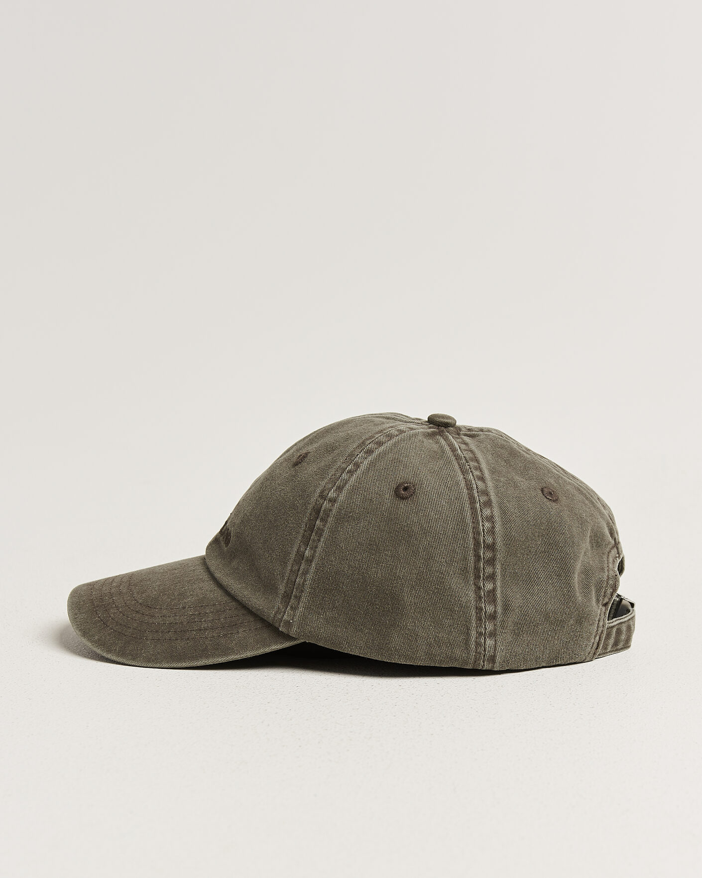 Hombres | Sombreros y gorras | Stone Island | Brushed Cotton Gabardine Cap Military Green