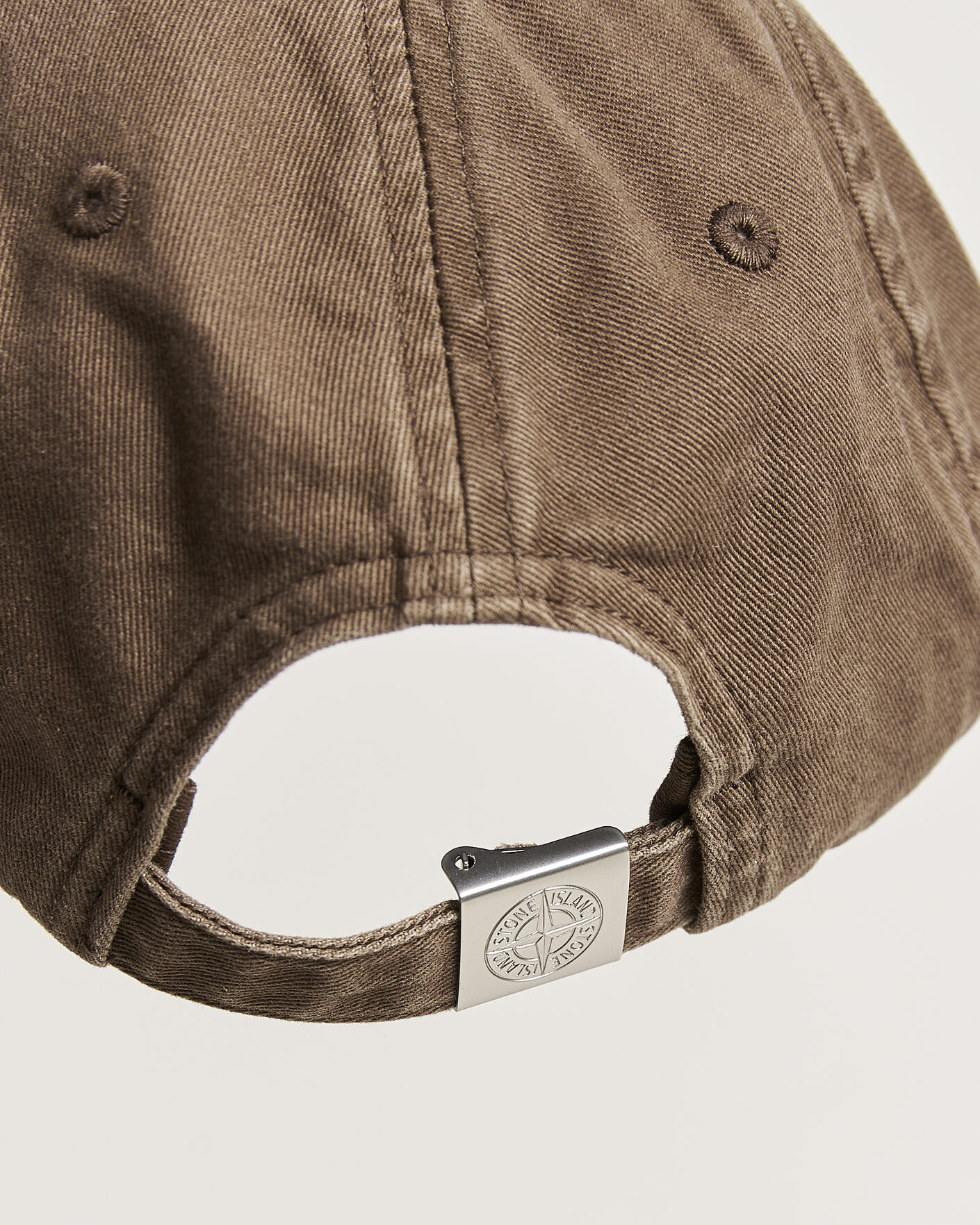 Hombres | Sombreros y gorras | Stone Island | Brushed Cotton Gabardine Cap Umber