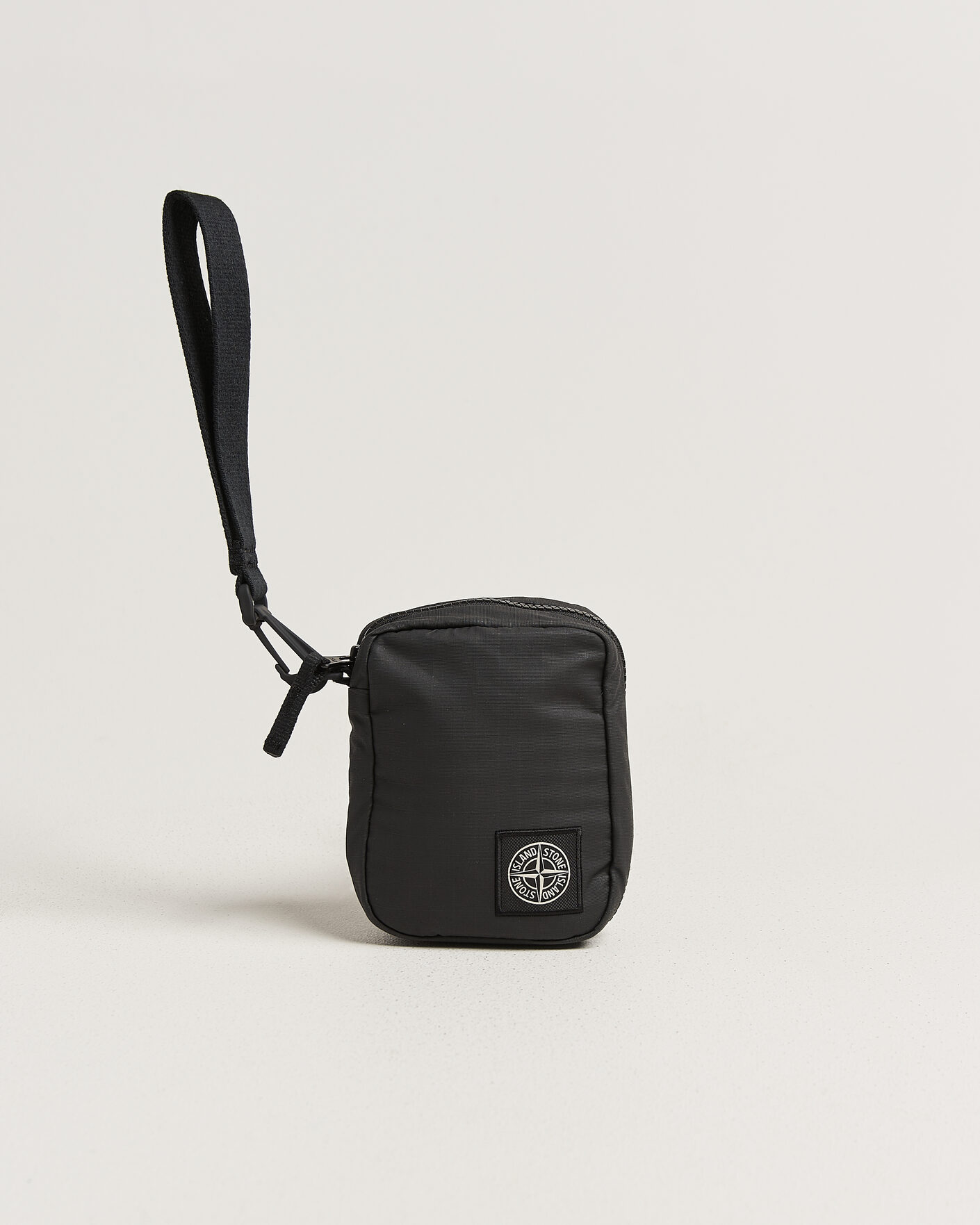 Hombres | Billeteras | Stone Island | Coated Cotton Ripstop Wallet Black