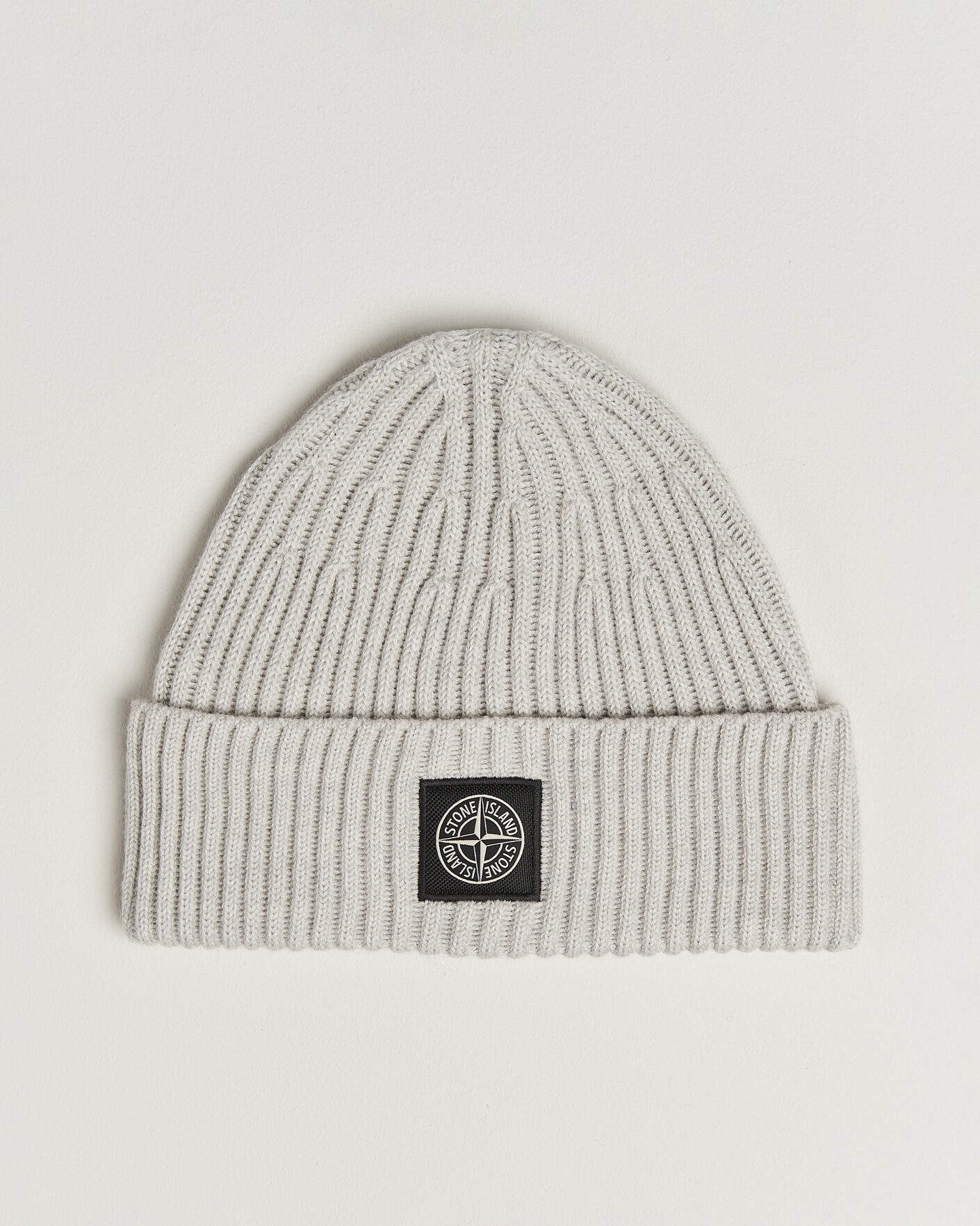 Hombres | Gorros | Stone Island | Full Rib Wool Hat Sand Melange