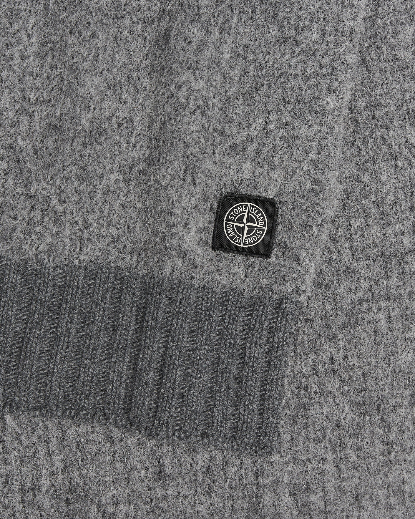 Hombres | Bufandas | Stone Island | Baby Alpaca Blend Scarf Grey Melange