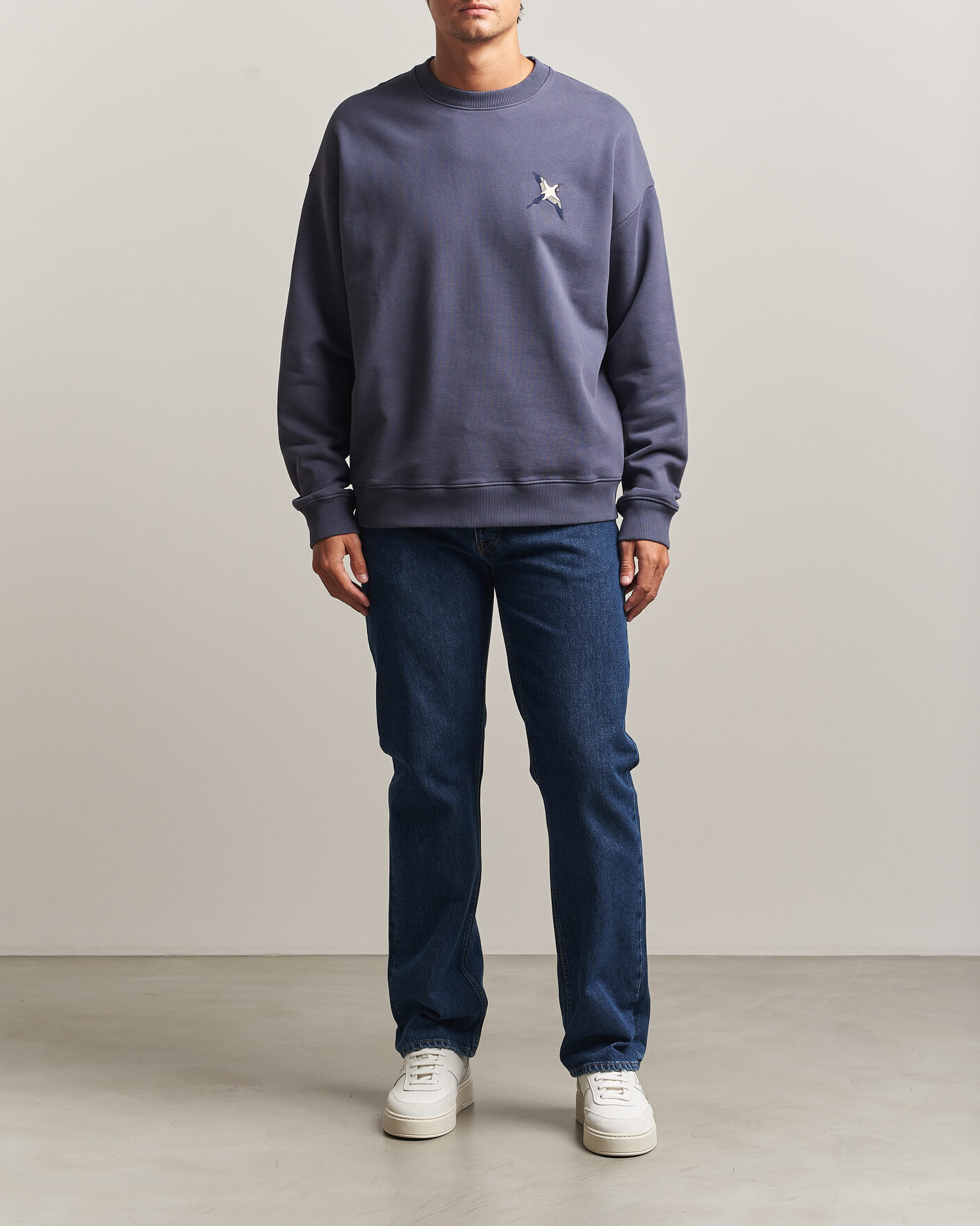 Hombres | Jerséis y prendas de punto | Axel Arigato | Micro Bee Bird Sweatshirt Smoke Grey