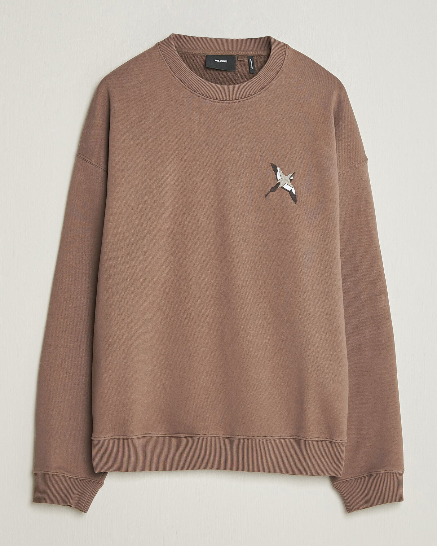 Hombres | Jerséis y prendas de punto | Axel Arigato | Micro Bee Bird Sweatshirt Coffee Brown