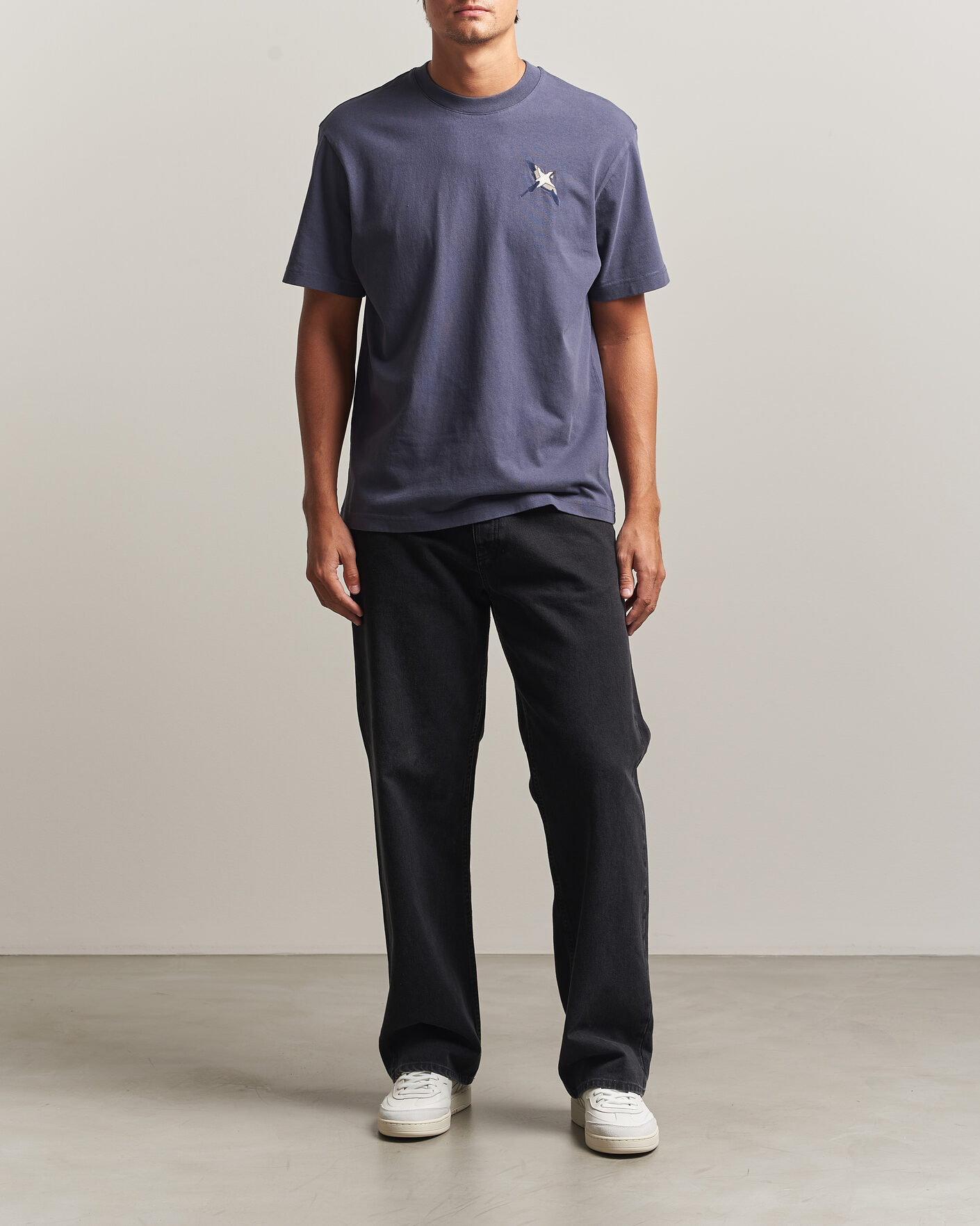 Hombres | Camisetas | Axel Arigato | Micro Bee Birt T-Shirt Smoke Grey