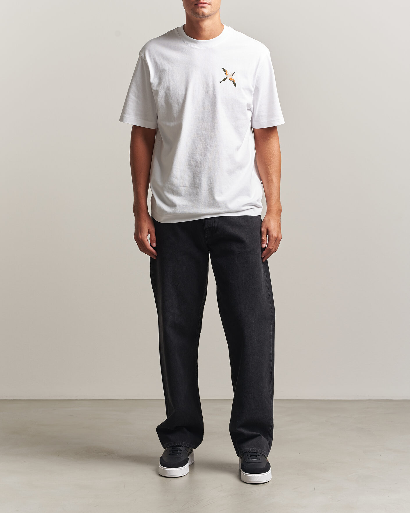 Hombres | Camisetas | Axel Arigato | Micro Bee Birt T-Shirt White