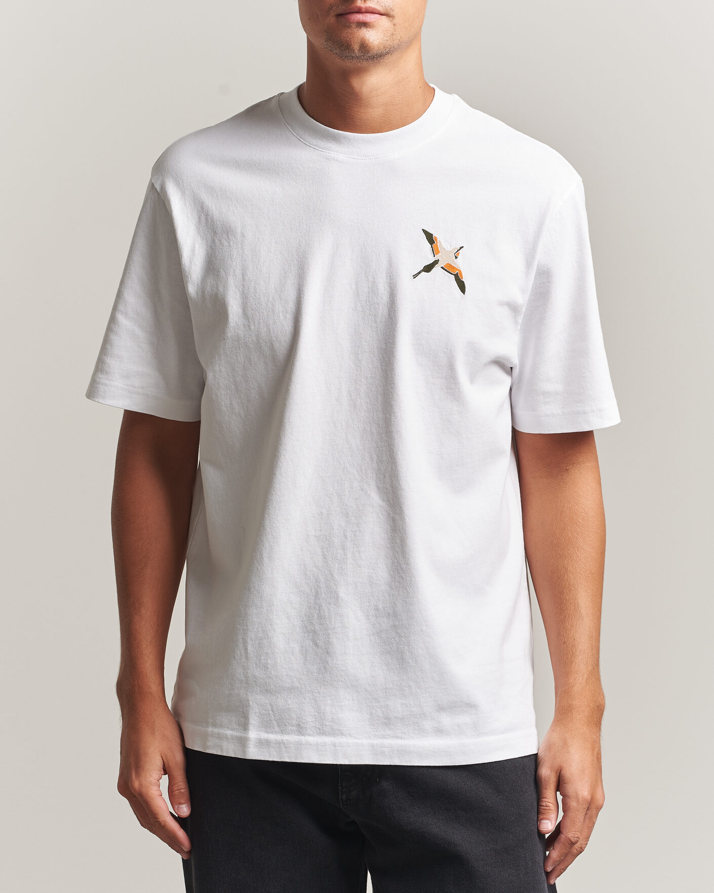 Hombres | Camisetas | Axel Arigato | Micro Bee Birt T-Shirt White