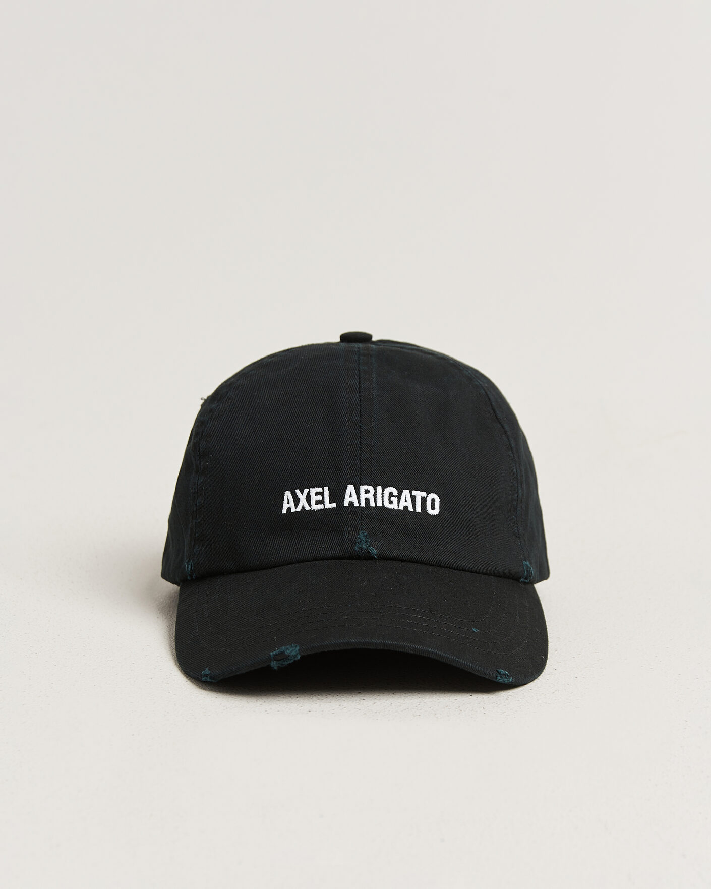 Hombres | Sombreros y gorras | Axel Arigato | AA Logo Cap Washed Black