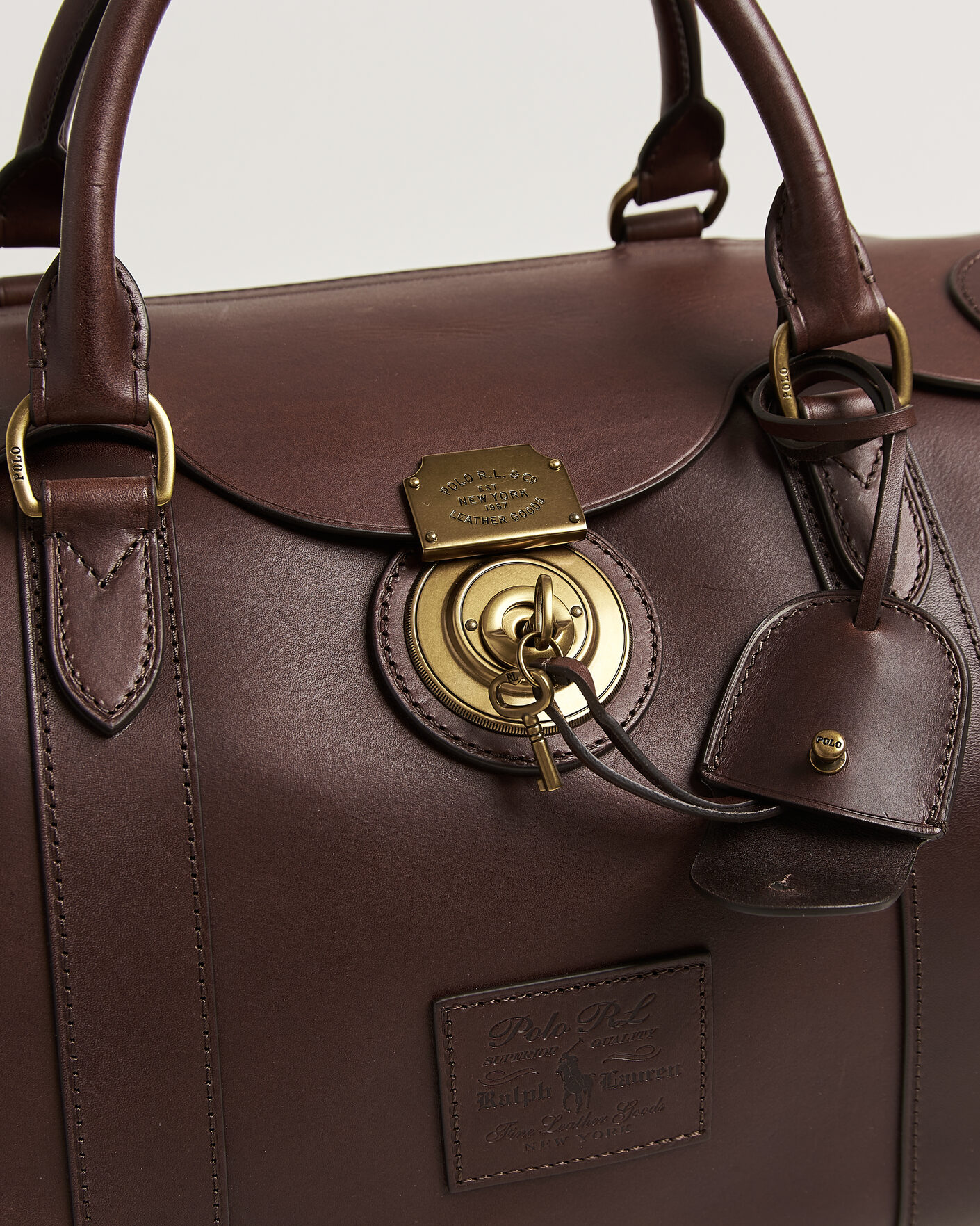 Hombres | Bolsos | Polo Ralph Lauren | Leather Duffle Bag Burnished Brown