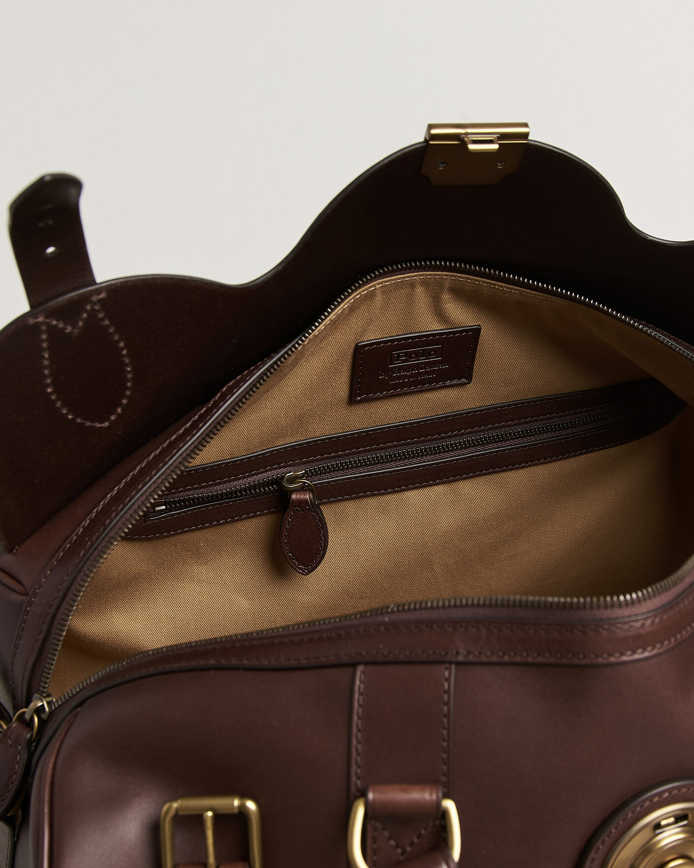 Hombres | Bolsos | Polo Ralph Lauren | Leather Duffle Bag Burnished Brown