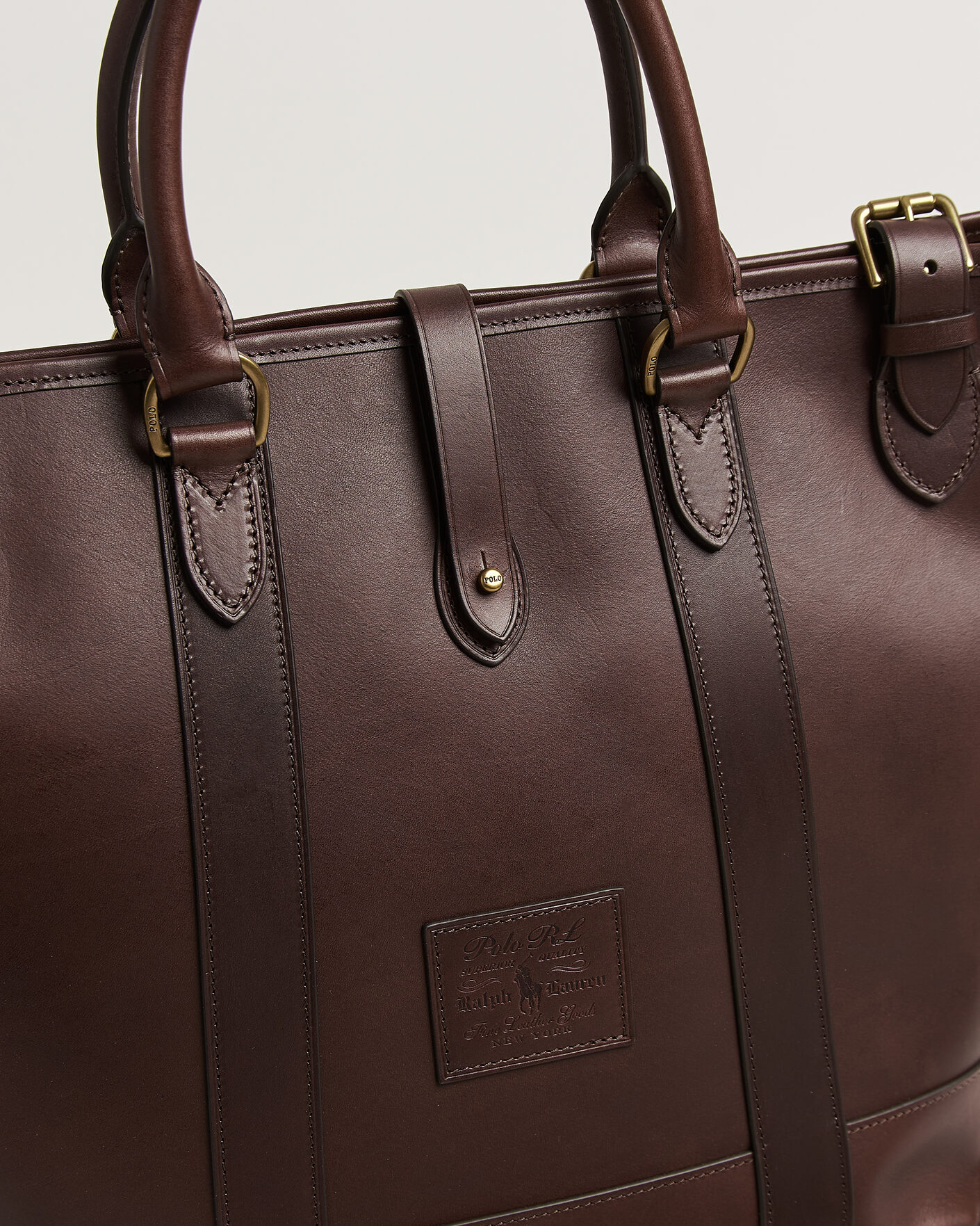 Hombres | Bolsos | Polo Ralph Lauren | Leather Tote Bag Burnished Brown