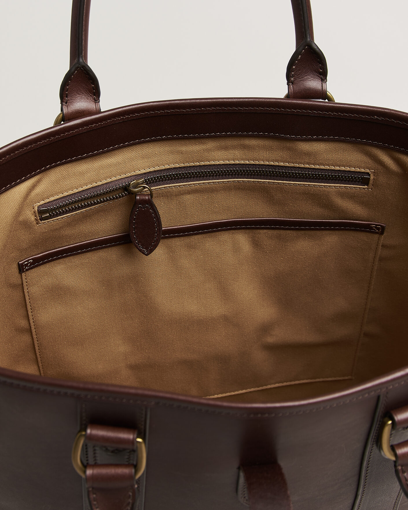 Hombres | Bolsos | Polo Ralph Lauren | Leather Tote Bag Burnished Brown