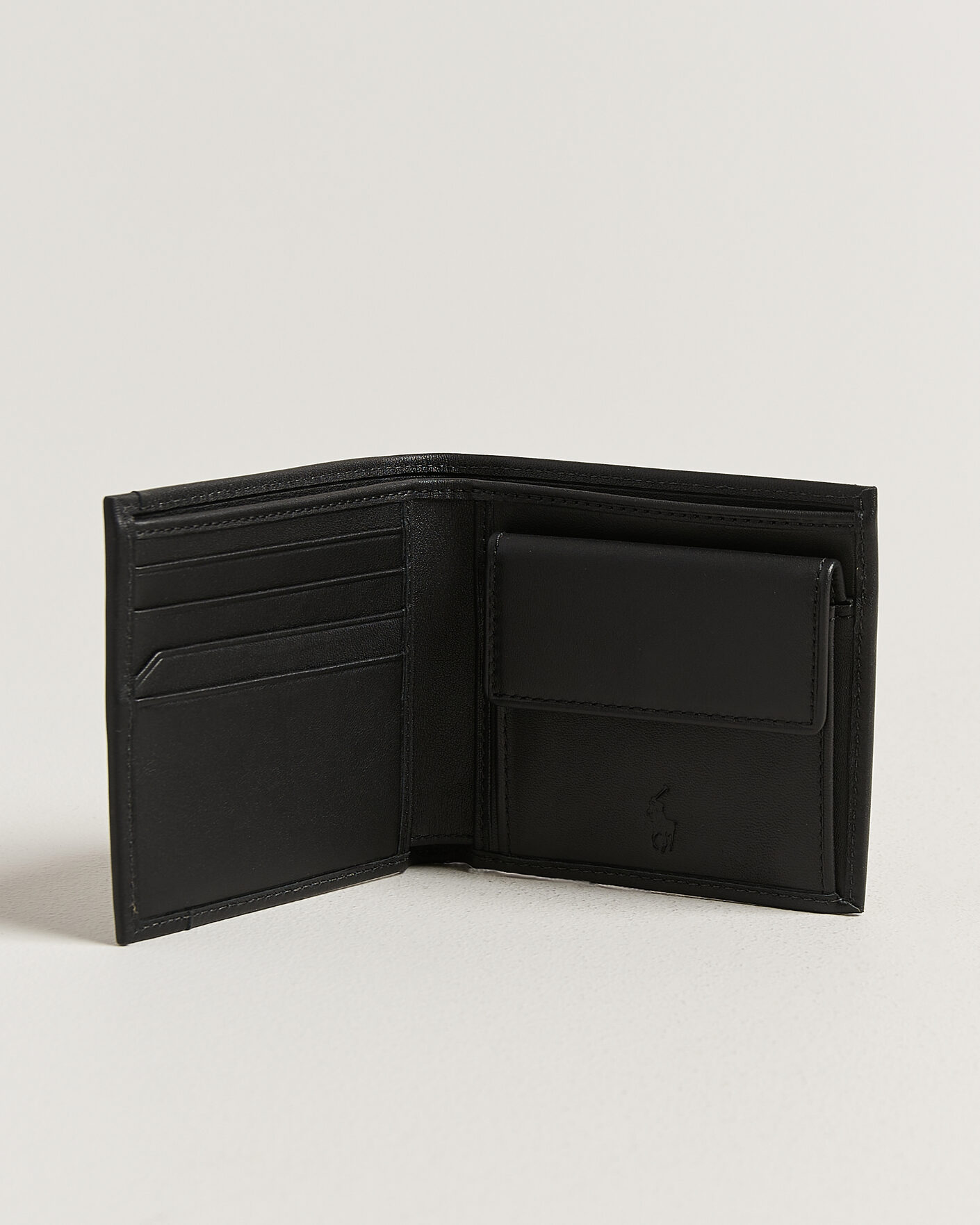 Hombres | Billeteras | Polo Ralph Lauren | Smooth Leather Wallet Black