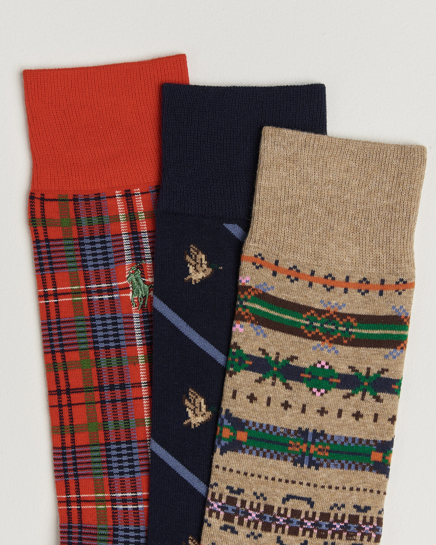 Hombres | Ropa interior y calcetines | Polo Ralph Lauren | 3-Pack Cotton Crew Socks Multi