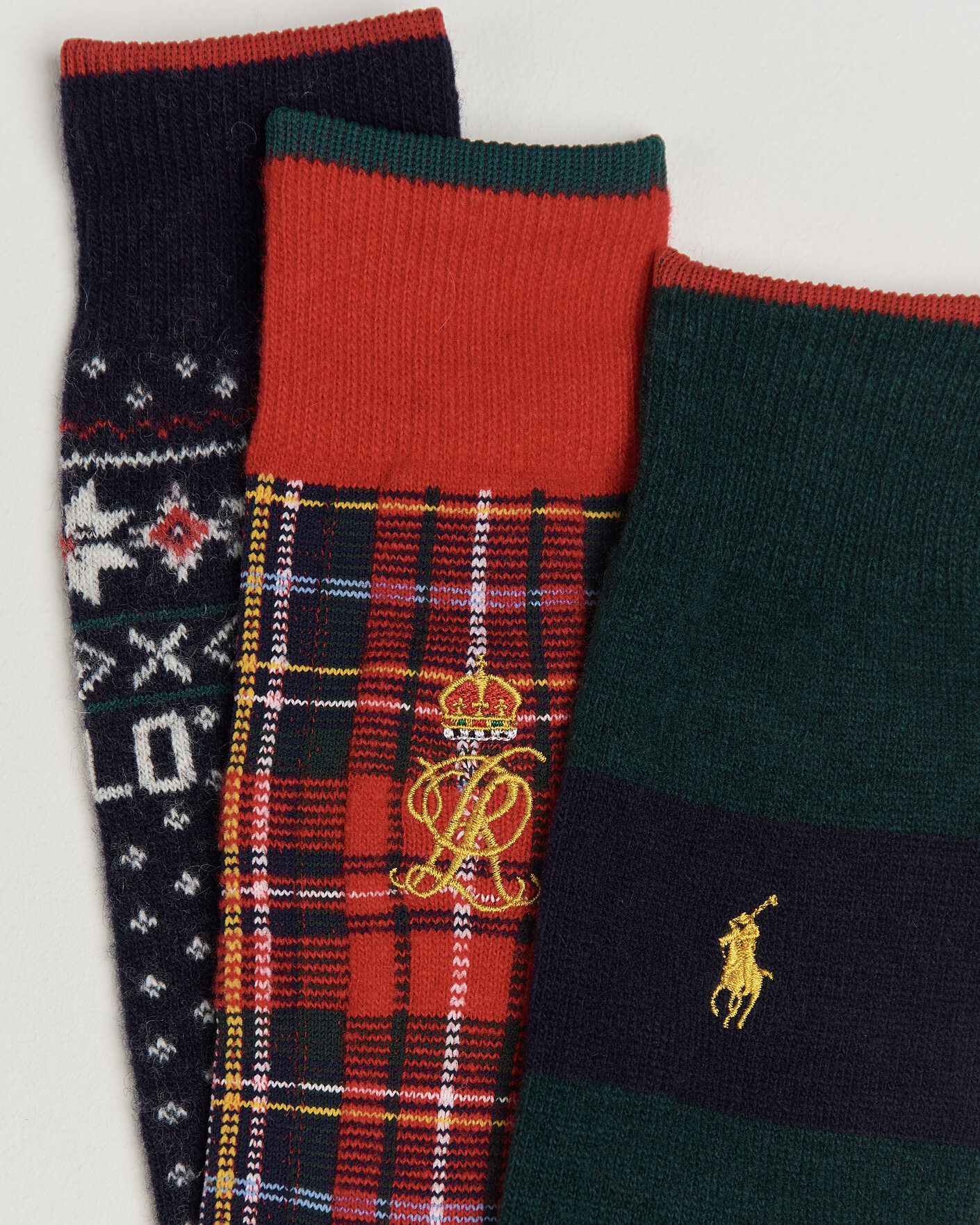 Hombres | Ropa interior y calcetines | Polo Ralph Lauren | 3-Pack Lambswool Sock Hunter Multi