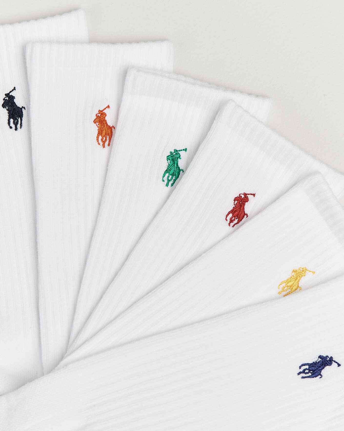 Hombres | Ropa interior y calcetines | Polo Ralph Lauren | 6-Pack Performance Crew Socks White