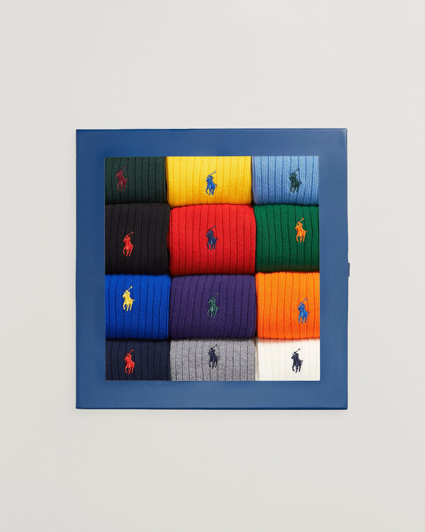 Hombres | Ropa interior y calcetines | Polo Ralph Lauren | Polo Ralph Lauren12-Pack Ribbed Cotton Sock Gift BoxMulti