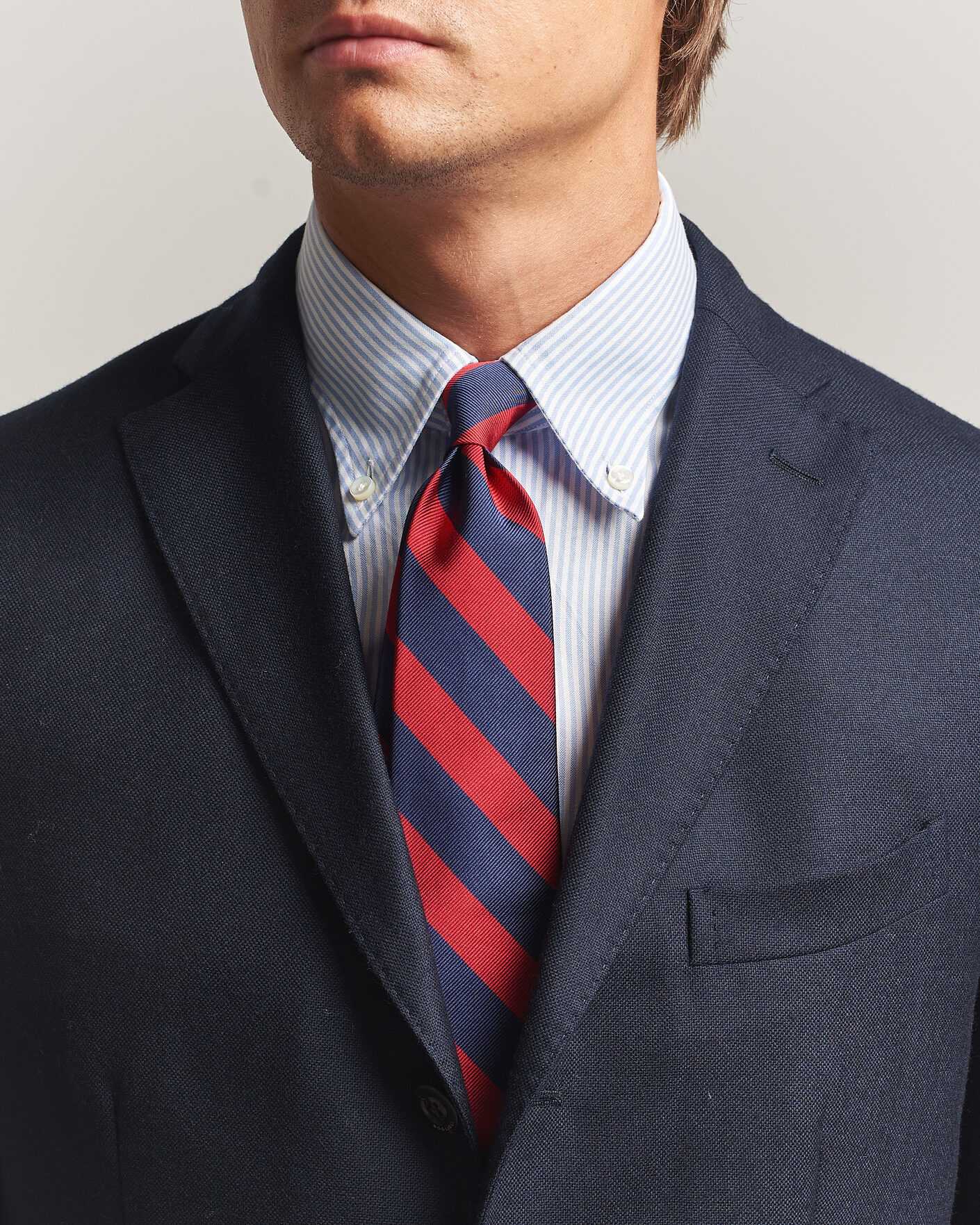 Hombres | Corbatas | Polo Ralph Lauren | Striped Club Tie Navy/Red