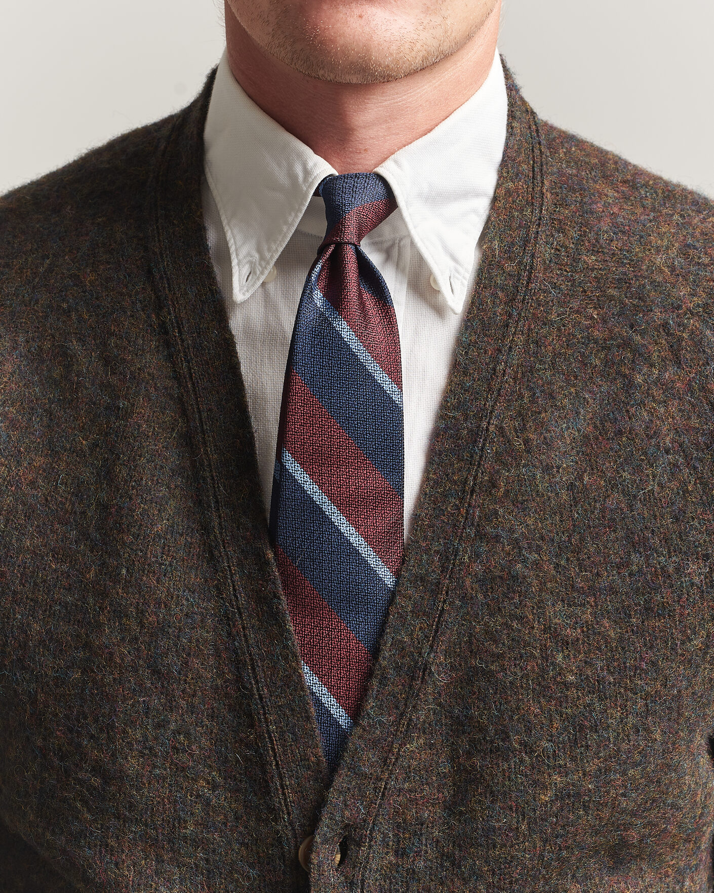 Hombres | Corbatas | Polo Ralph Lauren | Striped Vintage Tie Wine/Navy