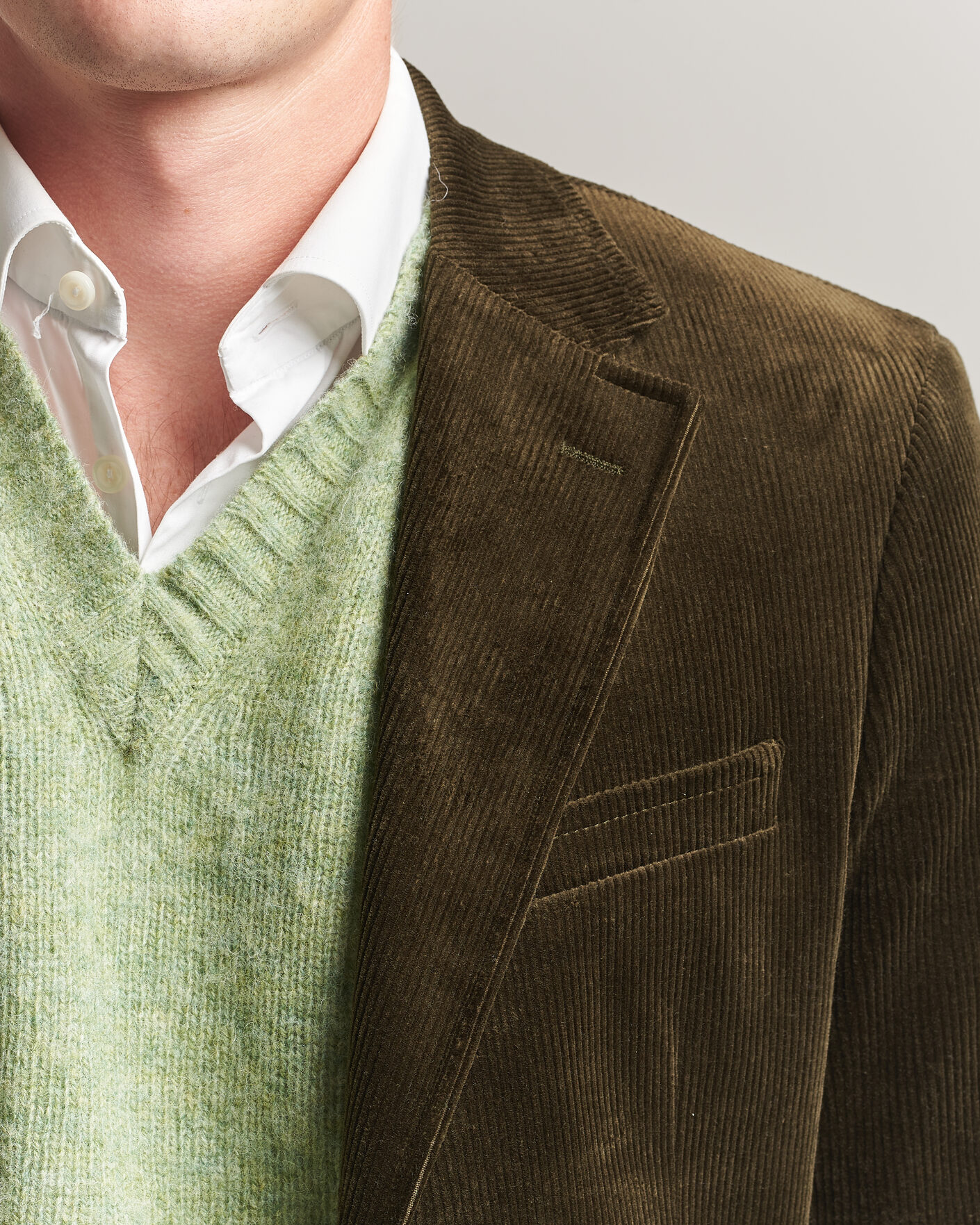 Hombres | Blazers | Polo Ralph Lauren | Single Breasted Corduroy Sportcoat Fall Olive