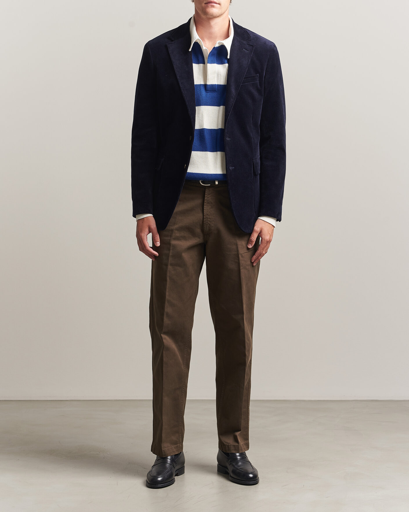 Hombres | Blazers | Polo Ralph Lauren | Single Breasted Corduroy Sportcoat Newport Navy