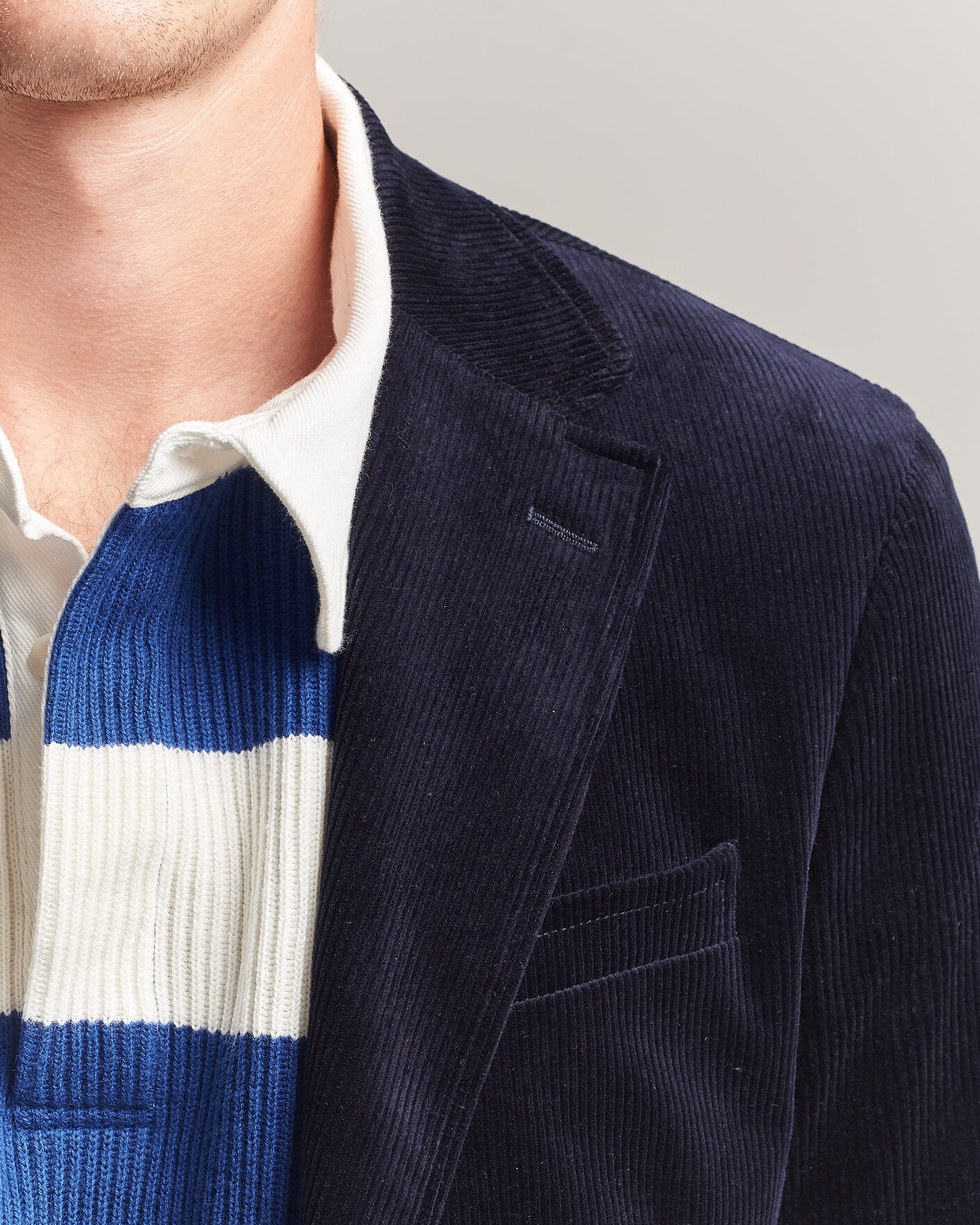 Hombres | Blazers | Polo Ralph Lauren | Single Breasted Corduroy Sportcoat Newport Navy