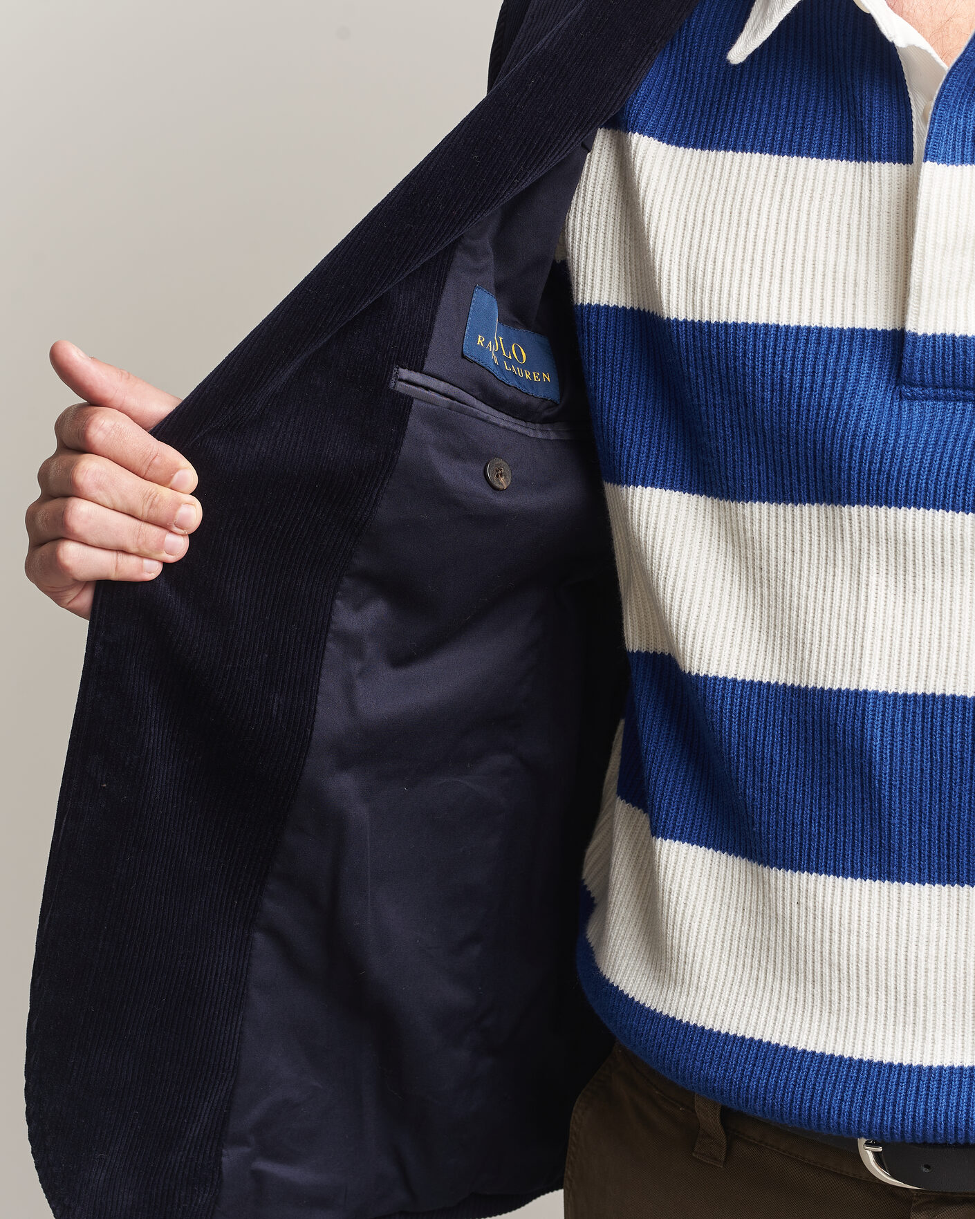 Hombres | Blazers | Polo Ralph Lauren | Single Breasted Corduroy Sportcoat Newport Navy