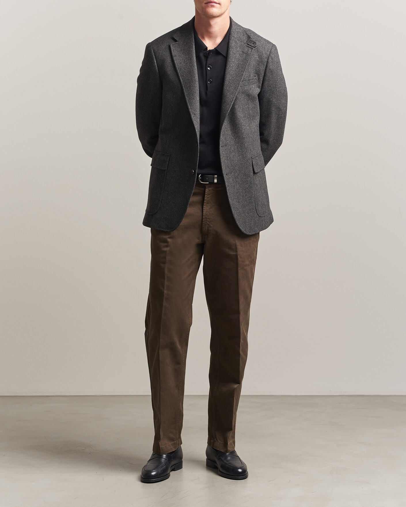 Hombres | Blazers | Polo Ralph Lauren | Tonal Broken Twill Sportcoat Charcoal