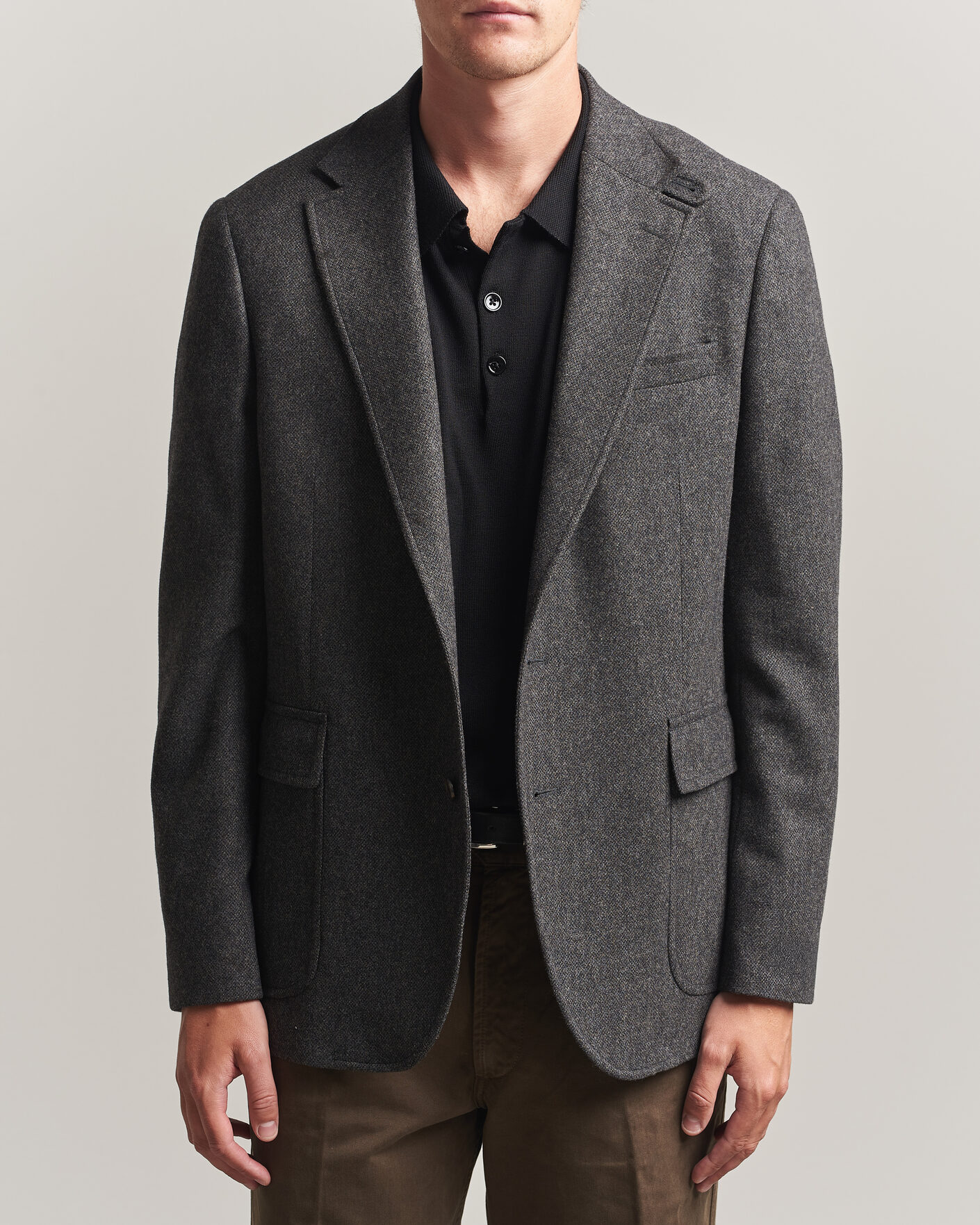 Hombres | Blazers | Polo Ralph Lauren | Tonal Broken Twill Sportcoat Charcoal
