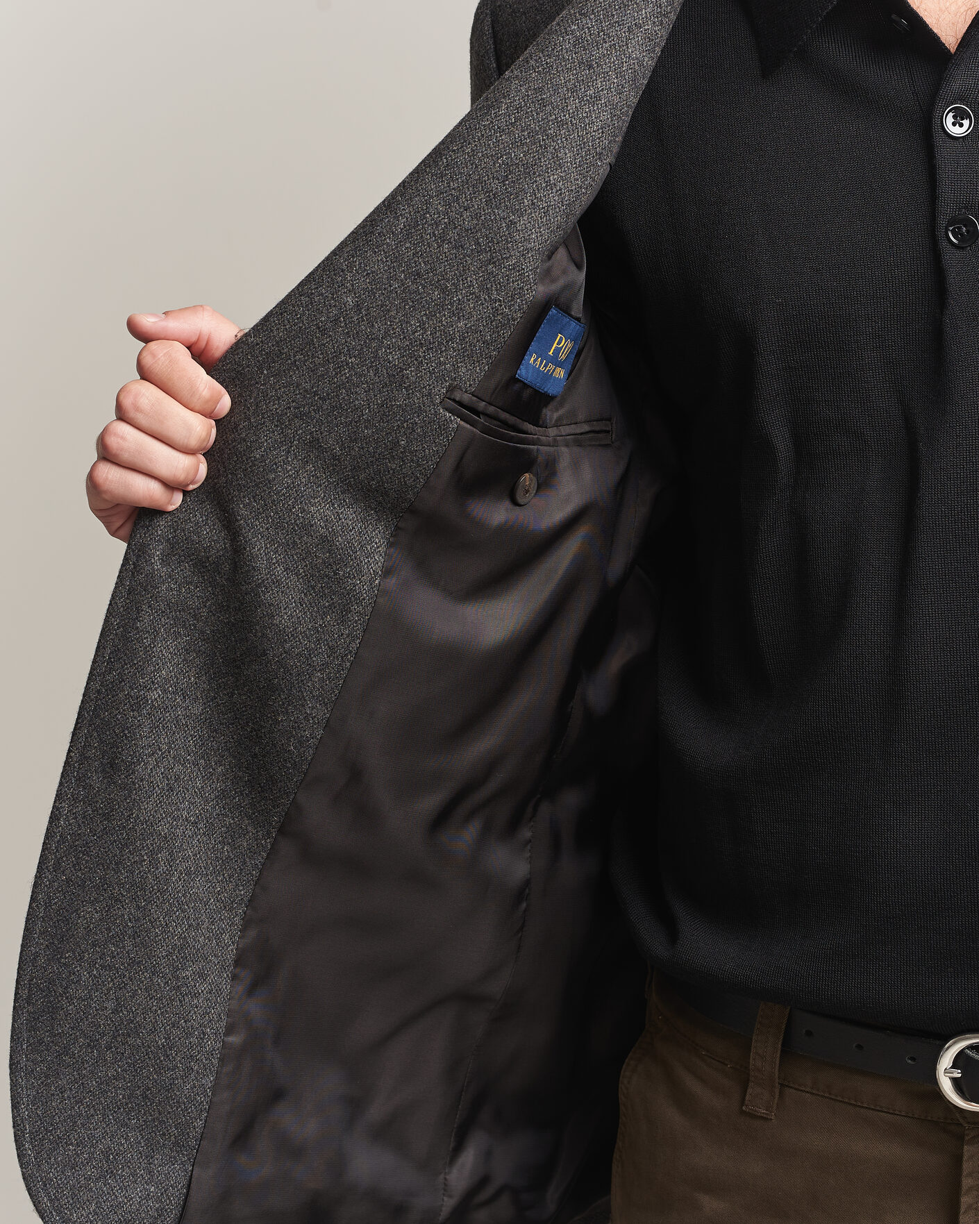 Hombres | Blazers | Polo Ralph Lauren | Tonal Broken Twill Sportcoat Charcoal