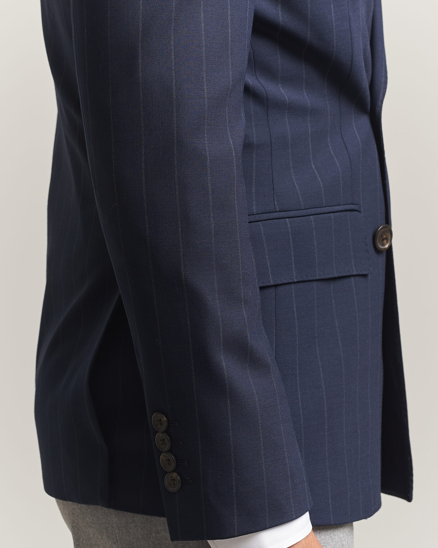 Hombres | Blazers | Polo Ralph Lauren | Double Breasted Rope Stripe Sportcoat Navy/Grey