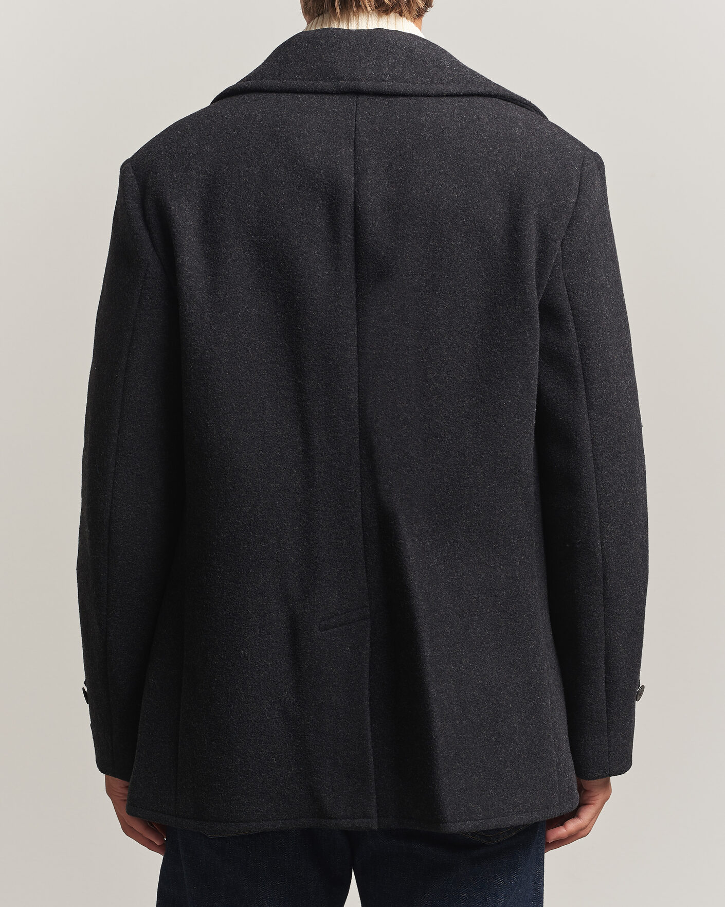 Hombres | Abrigos y chaquetas | Polo Ralph Lauren | Lightweight Melton Peacoat Charcoal