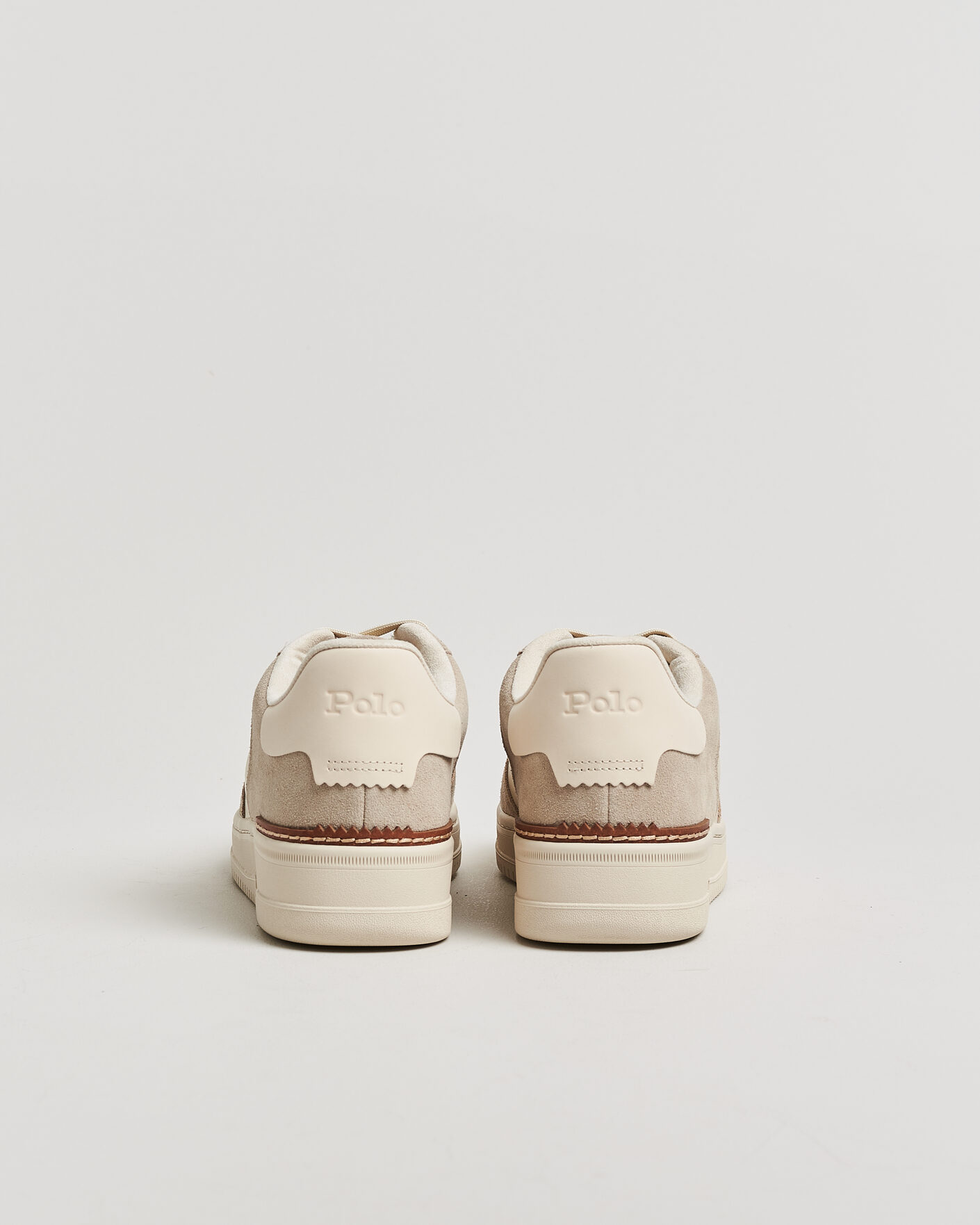 Hombres | Zapatillas | Polo Ralph Lauren | Masters Court Suede/Leather Sneakers Milkshake