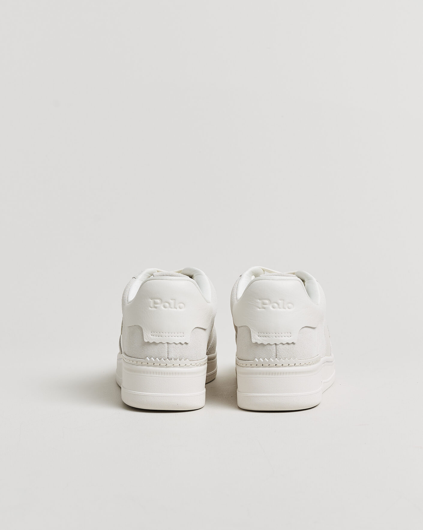 Hombres | Zapatillas | Polo Ralph Lauren | Masters Court Suede/Leather Sneakers Deckwash White
