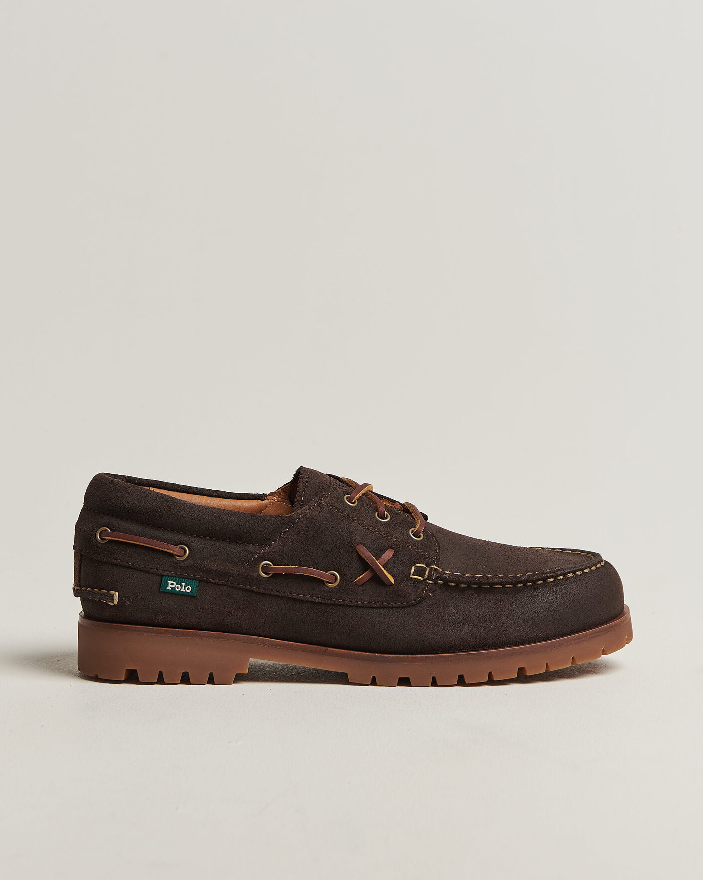 Hombres | Mocasines | Polo Ralph Lauren | Ranger Deck Suede Boat Shoe Dark Chocolate