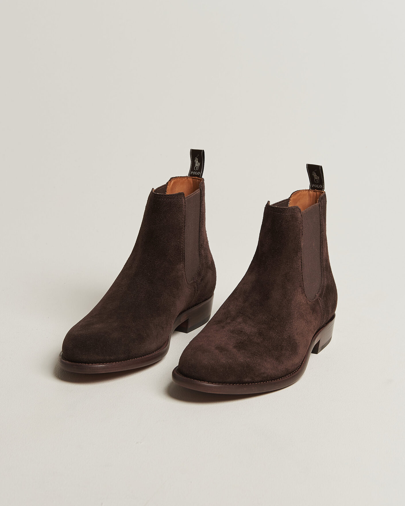 Hombres | Botas | Polo Ralph Lauren | Owen Suede Chelsea Boots Dark Chocolate