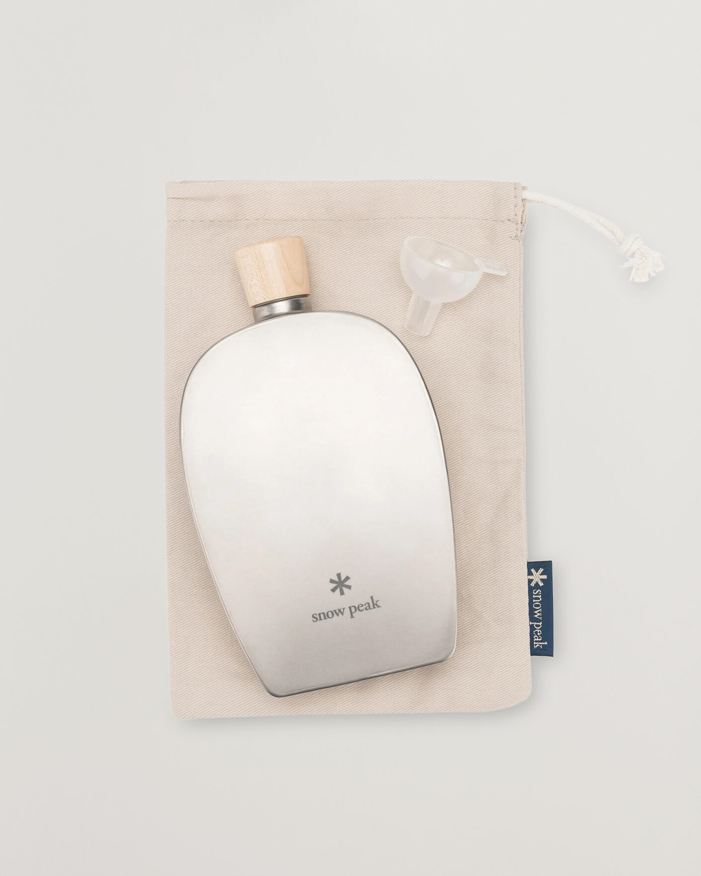 Hombres | Outdoor living | Snow Peak | Flask 250 ml Titanium