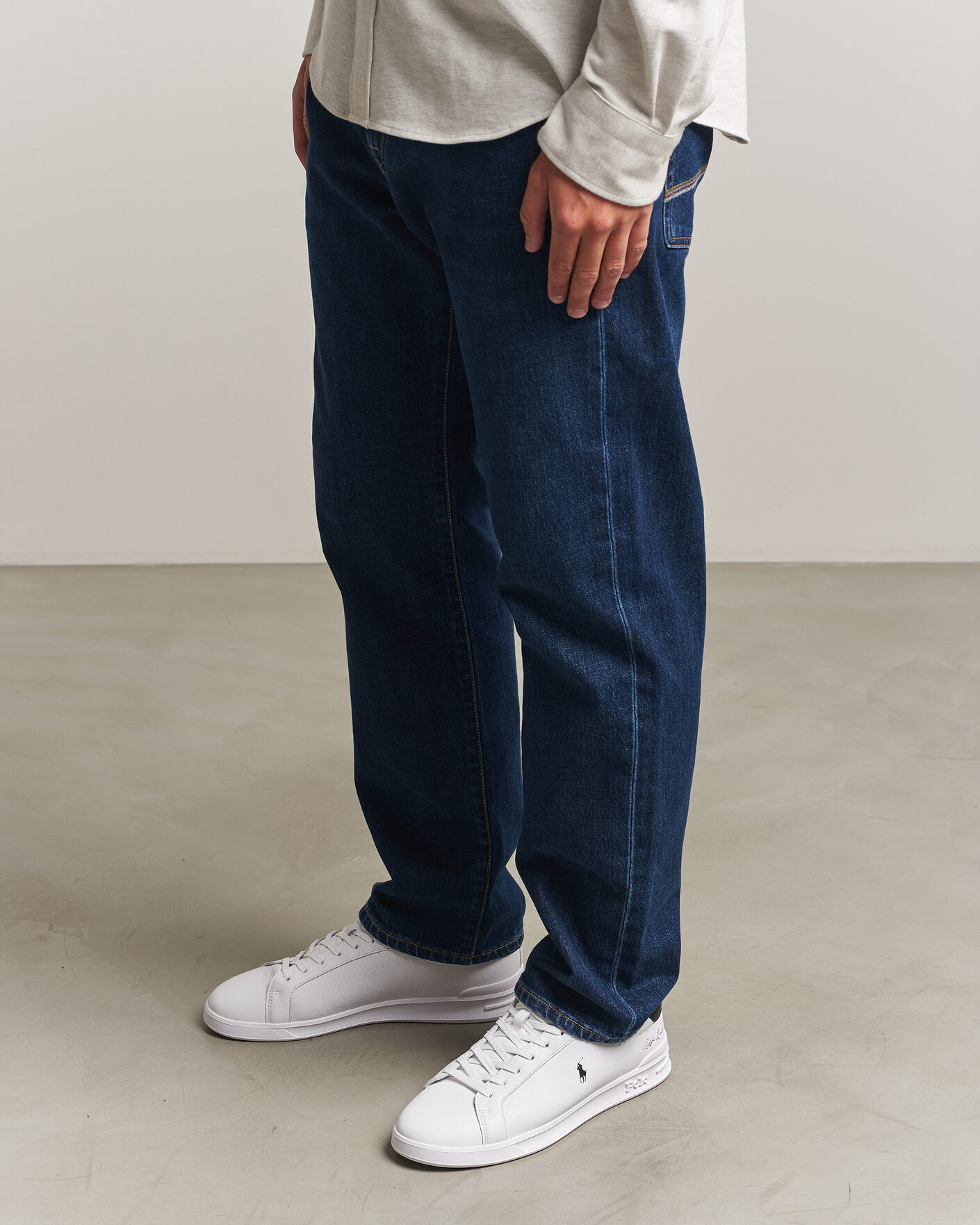 Hombres | Zapatillas | Polo Ralph Lauren | Heritage Court SIG Sneakers White/Black