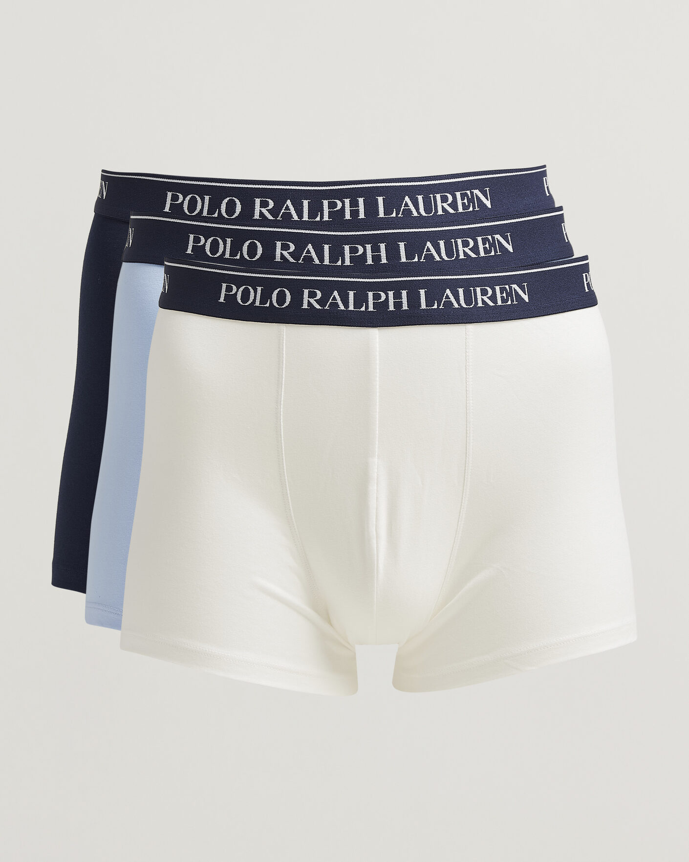 Hombres | Ropa interior y calcetines | Polo Ralph Lauren | 3-Pack Trunks White/Blue/Navy
